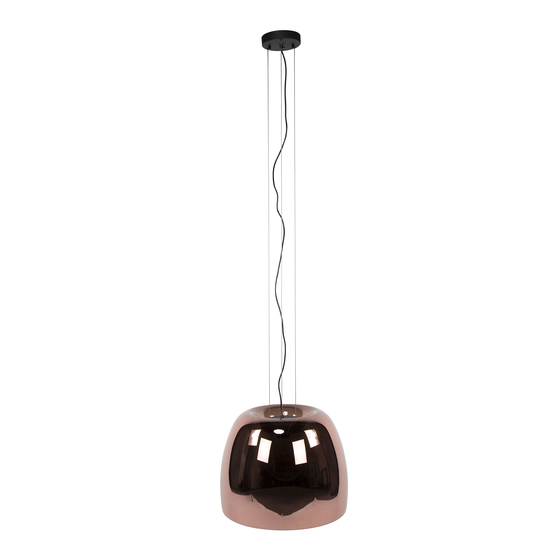 Lampe à suspension Drift Glass XL 1 lumière - Verre cuivré