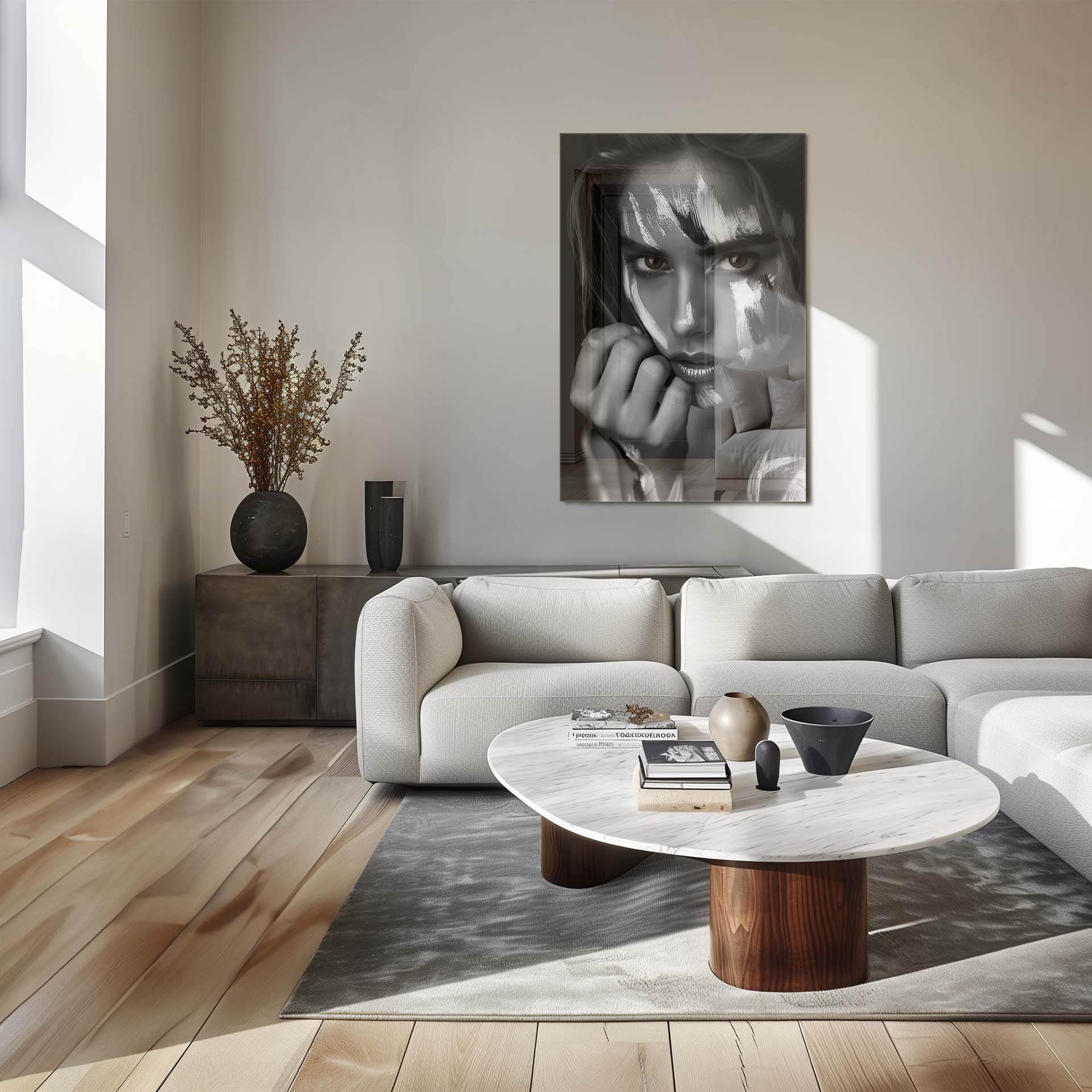 Painted Face – Verre