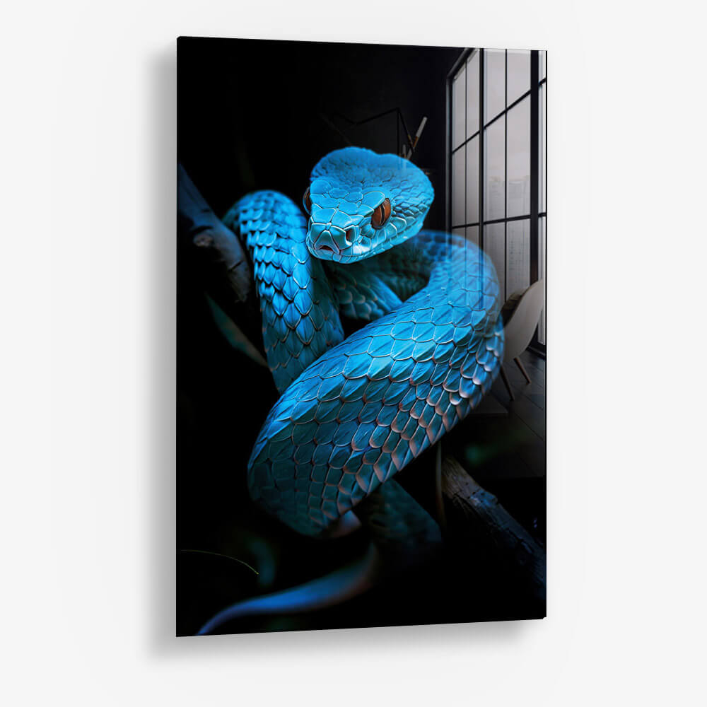 Sapphire Snake – Verre