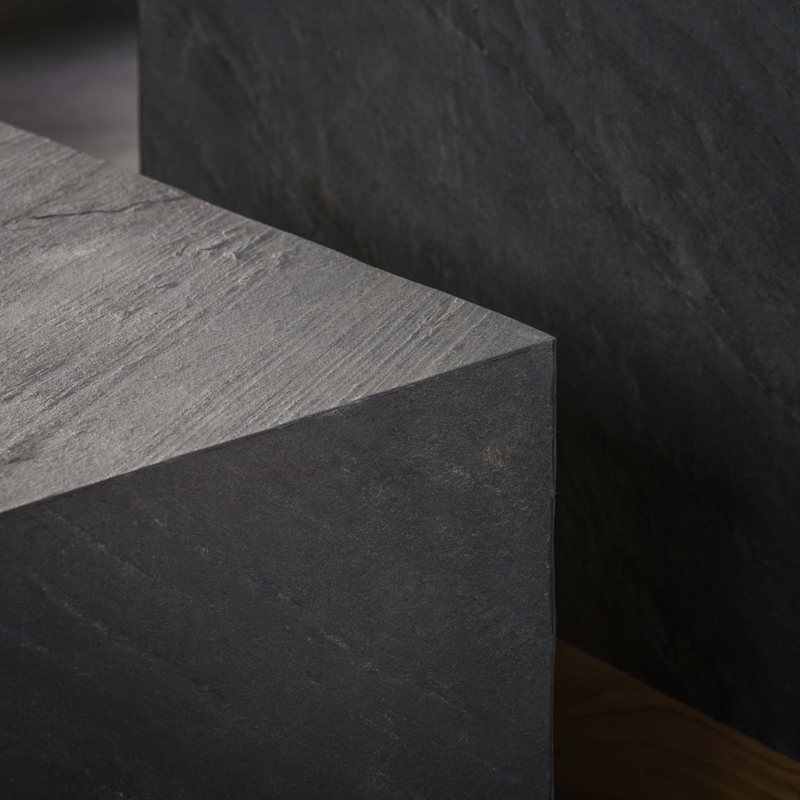 Table basse Blox Slate lot de 2 - Ardoise