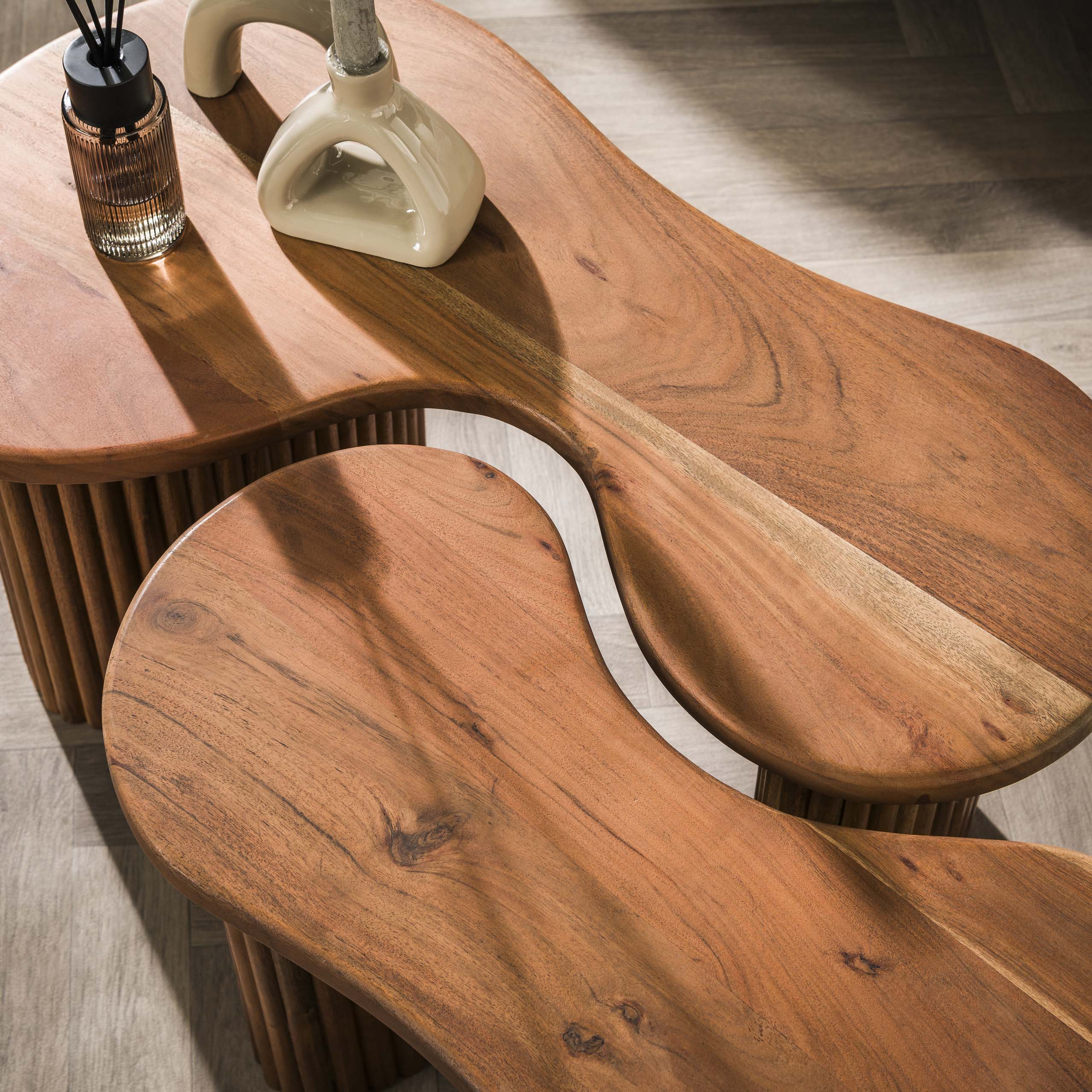 Ensemble table basse/2 fusibles