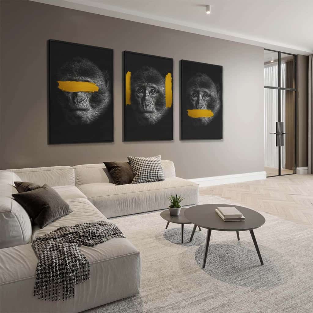 Bundle: "3 Wise Monkeys" (3x)