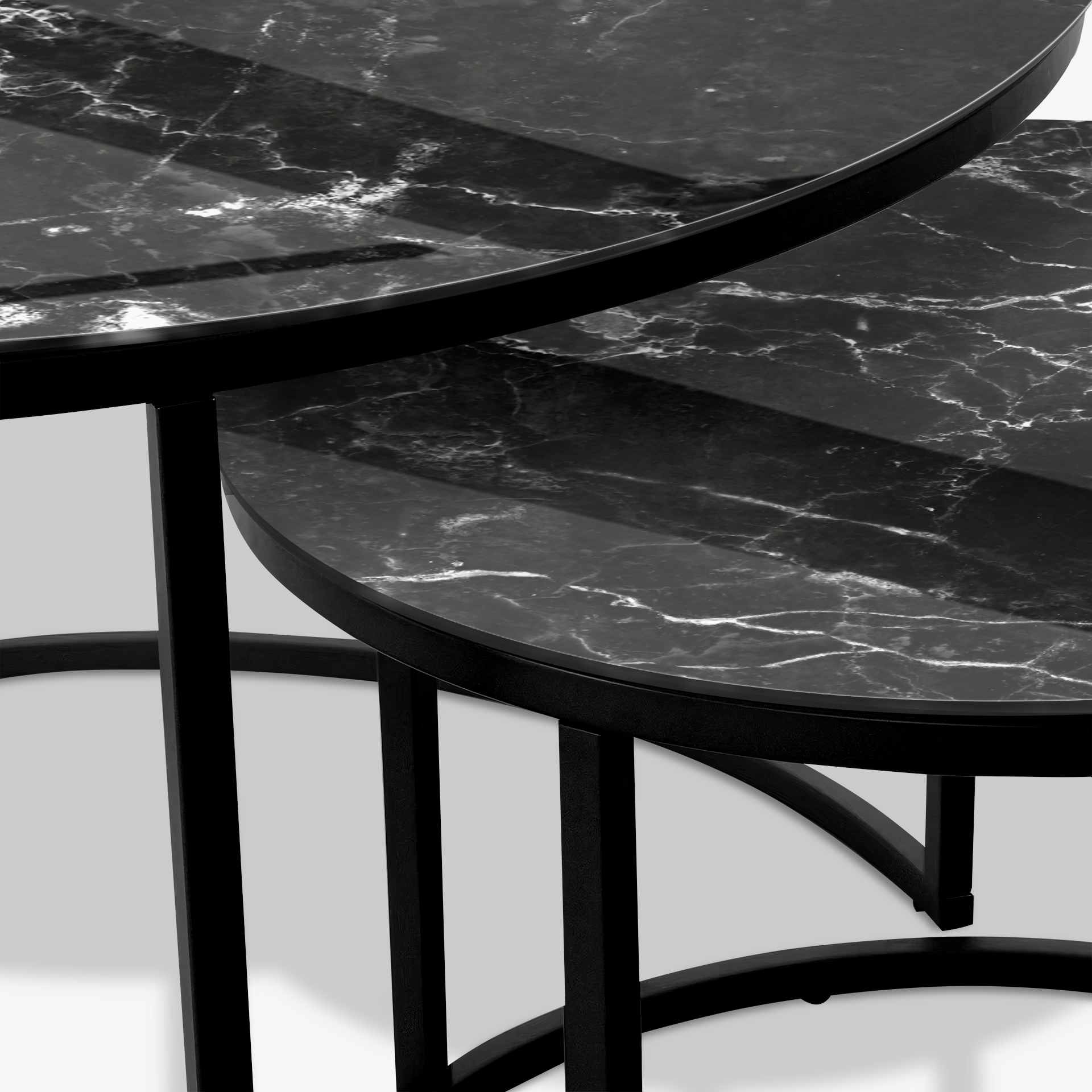 Table basse Noir - Pierre Noire