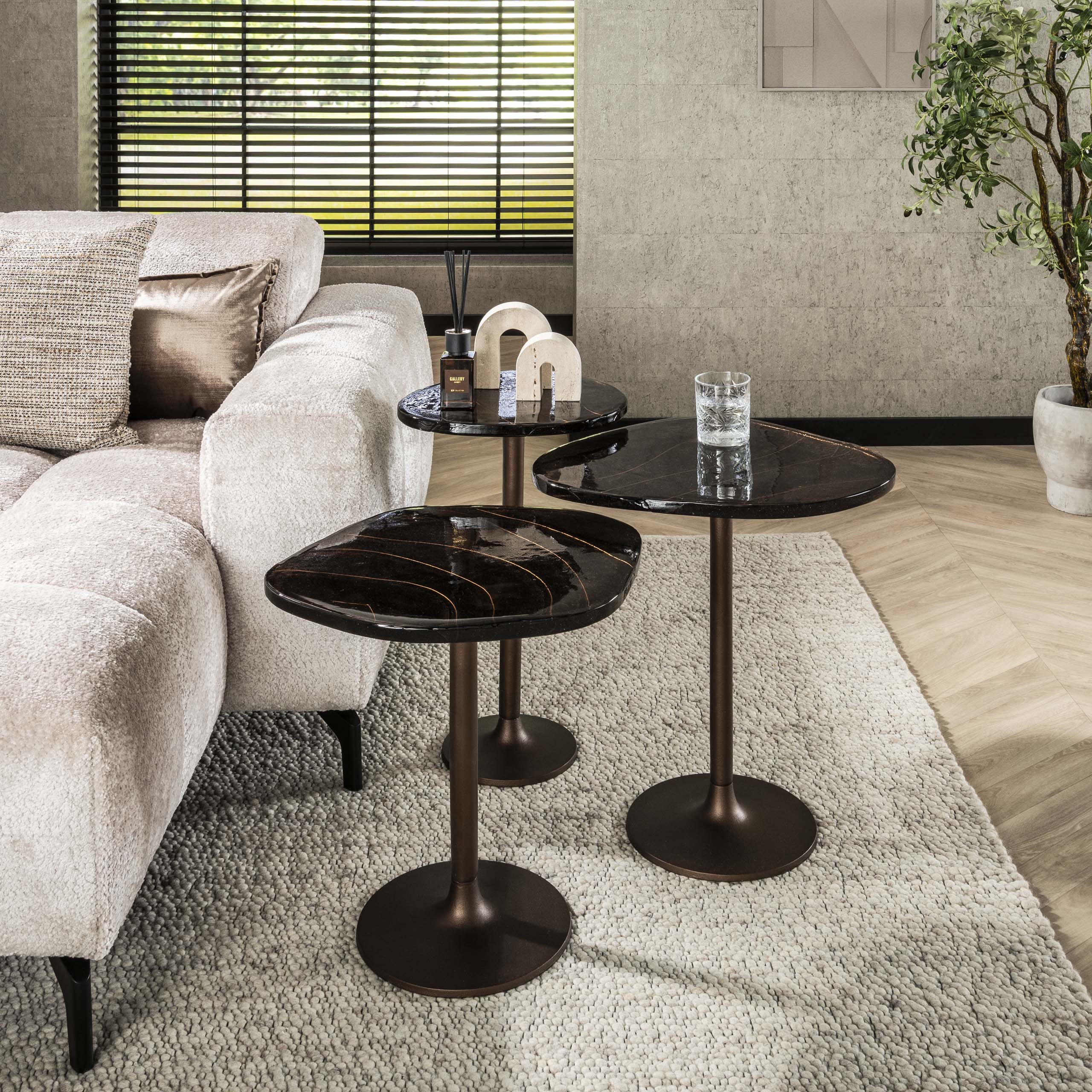 Table d'appoint Eclipse haute - Cuivre antique
