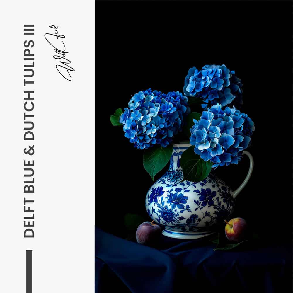 Delft Blue & Dutch Tulips III – Verre