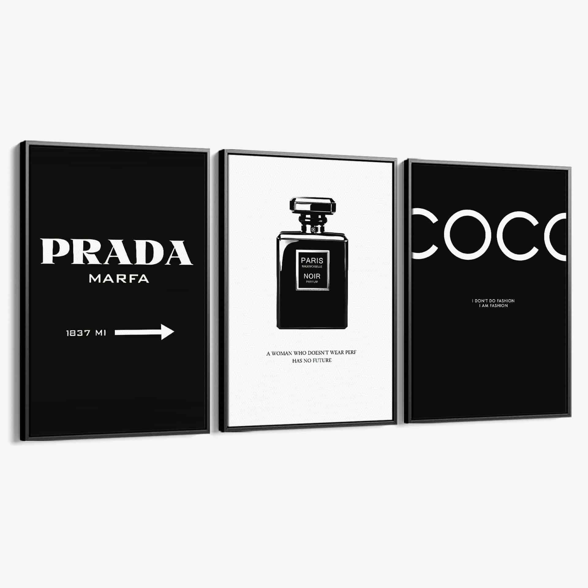 Bundel: "Black Fashion" (3x)