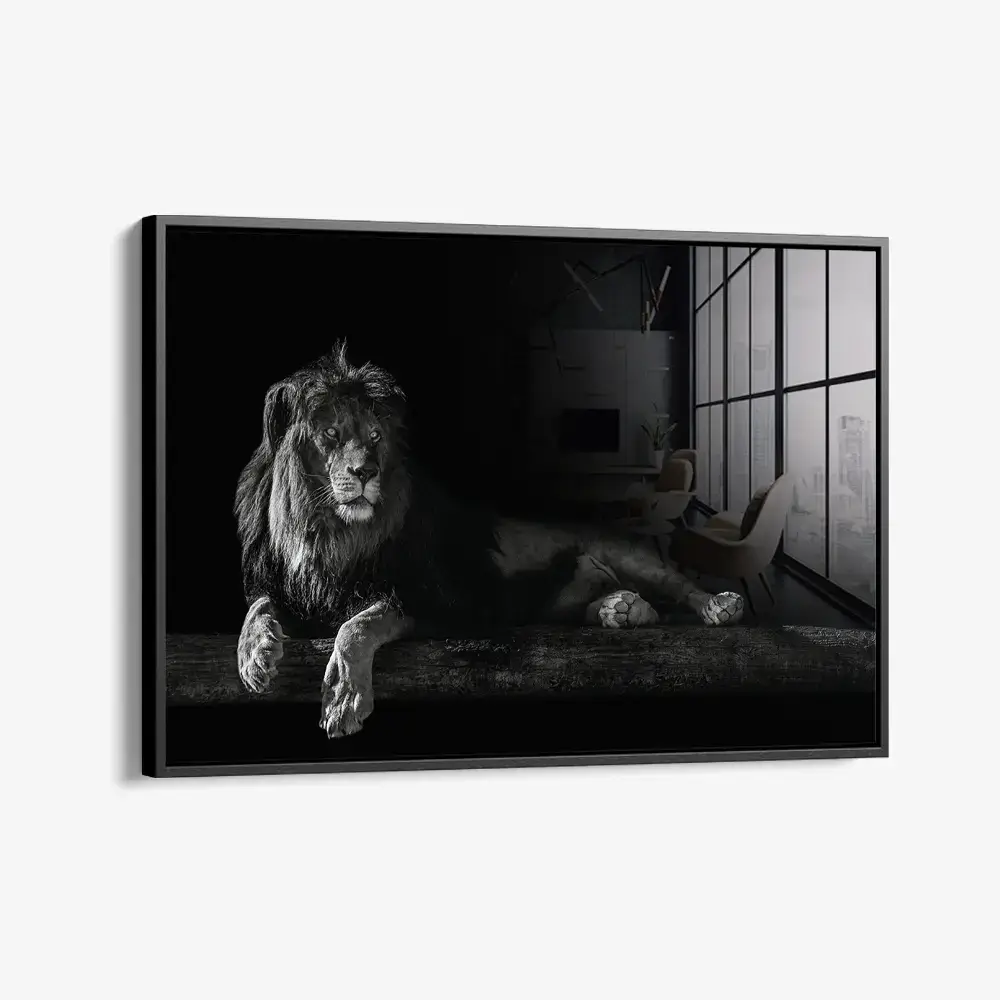 Horizontal Lion – Verre