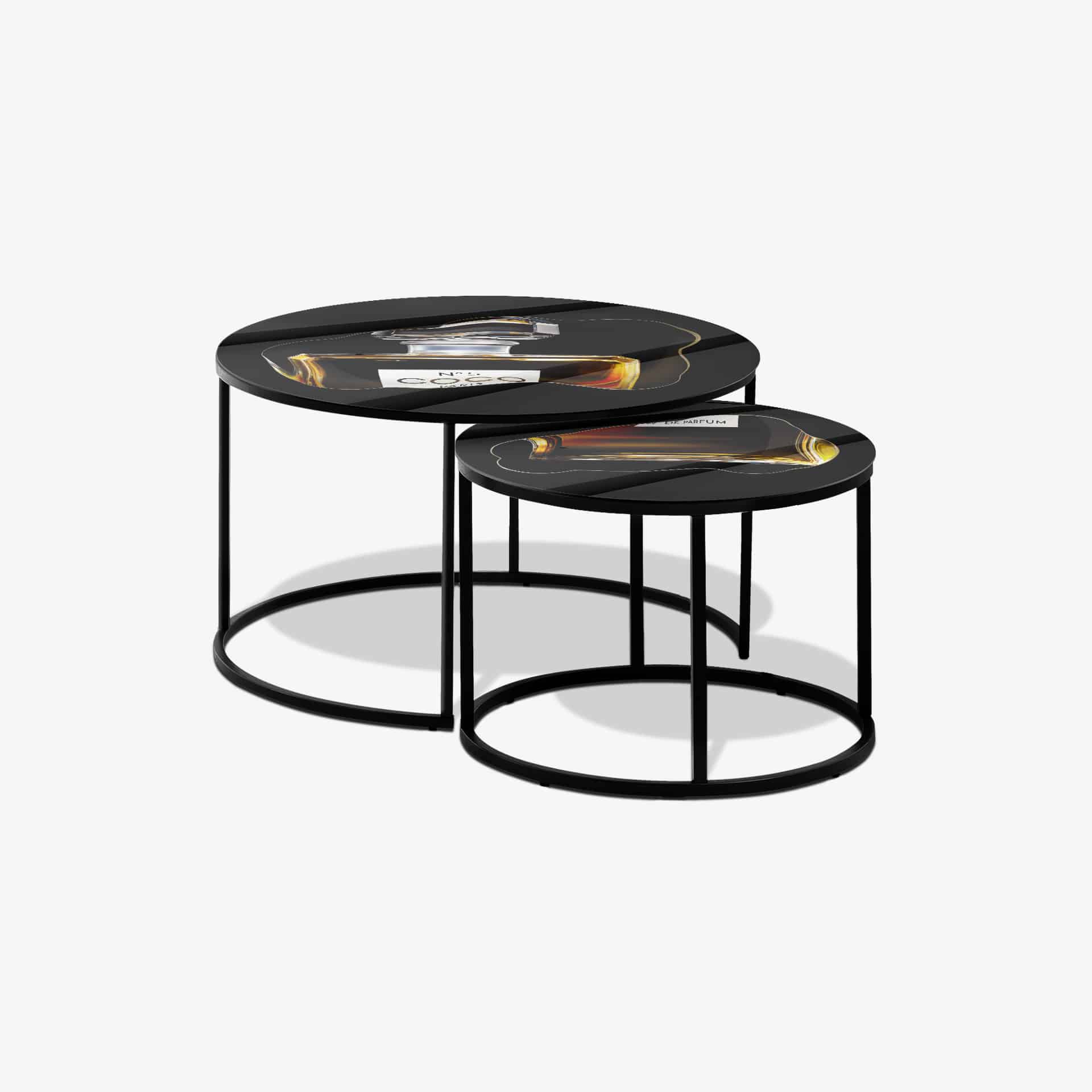 Table basse Noir - N5 Droplet