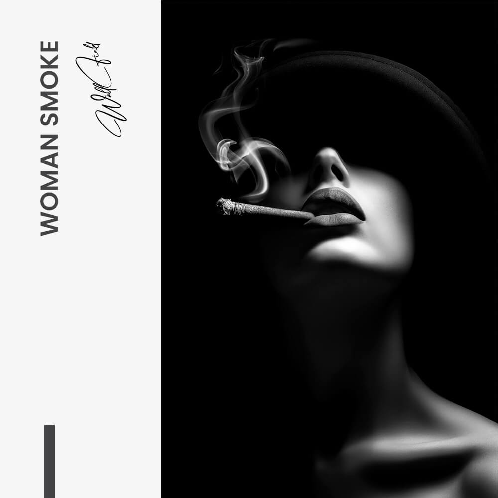 Woman Smoke – Verre