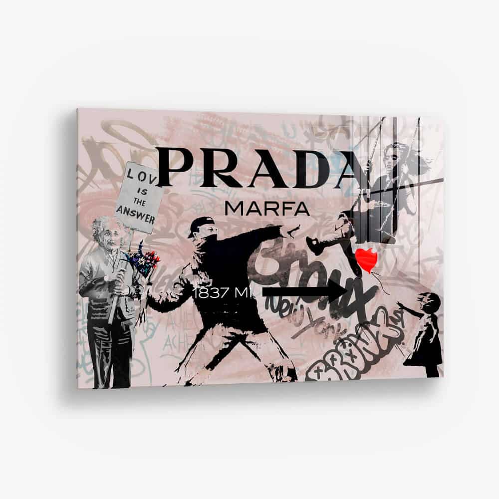 Prada Banksy – Verre