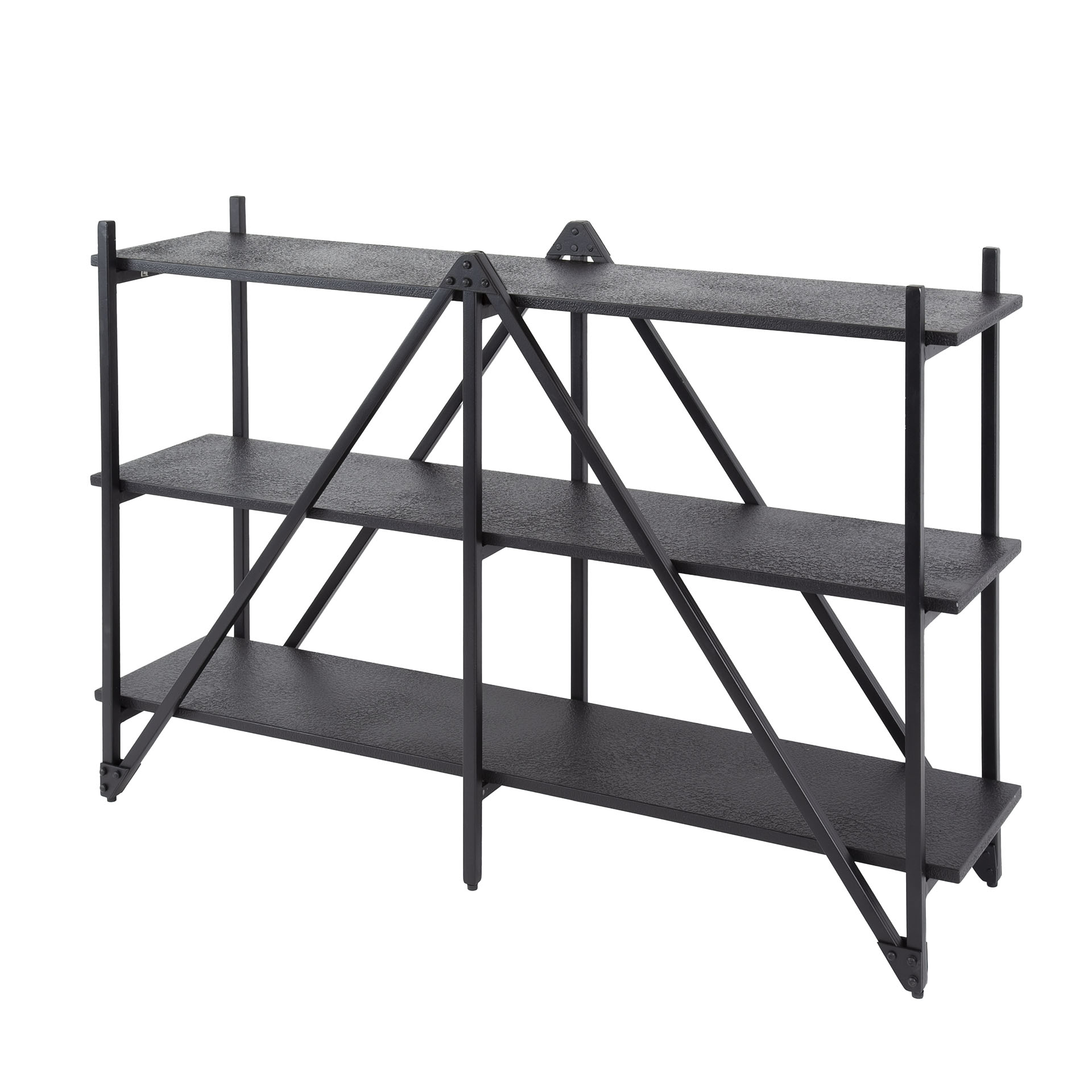 Etagère murale Piega 3 couches 130 cm - Gris