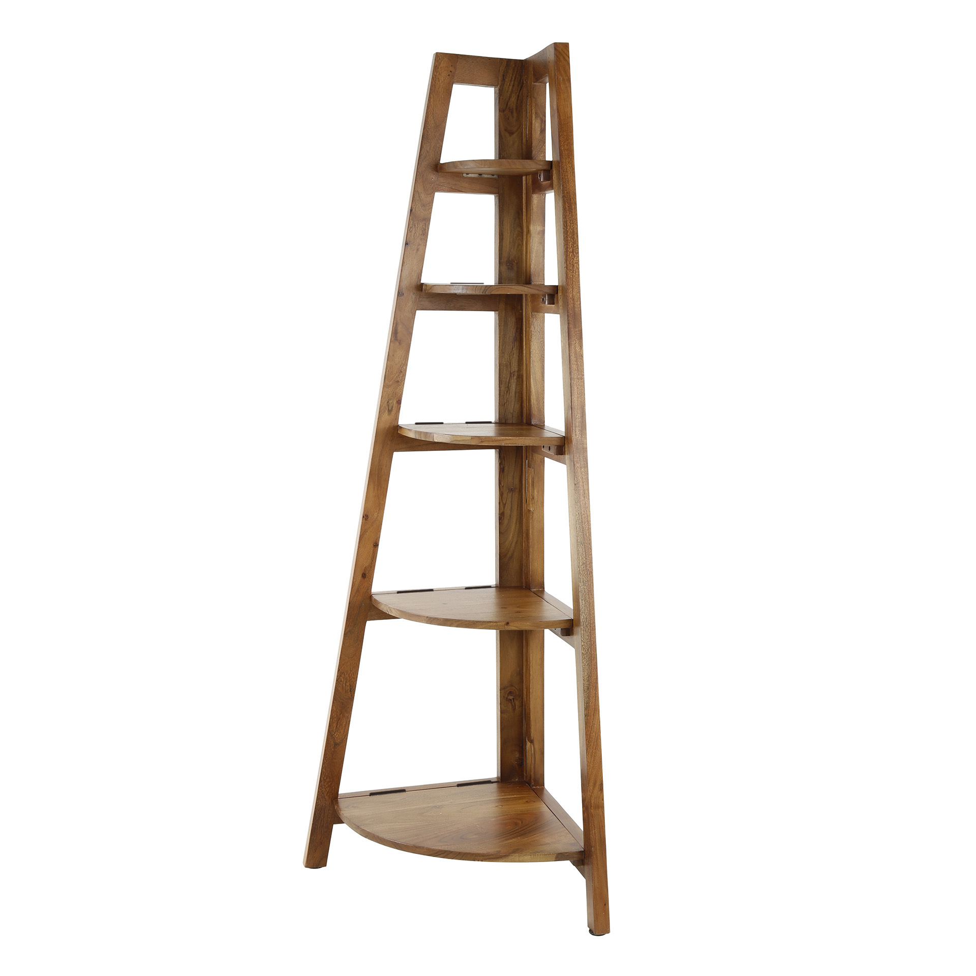 Etagère d'angle Angle - Acacia massif sable