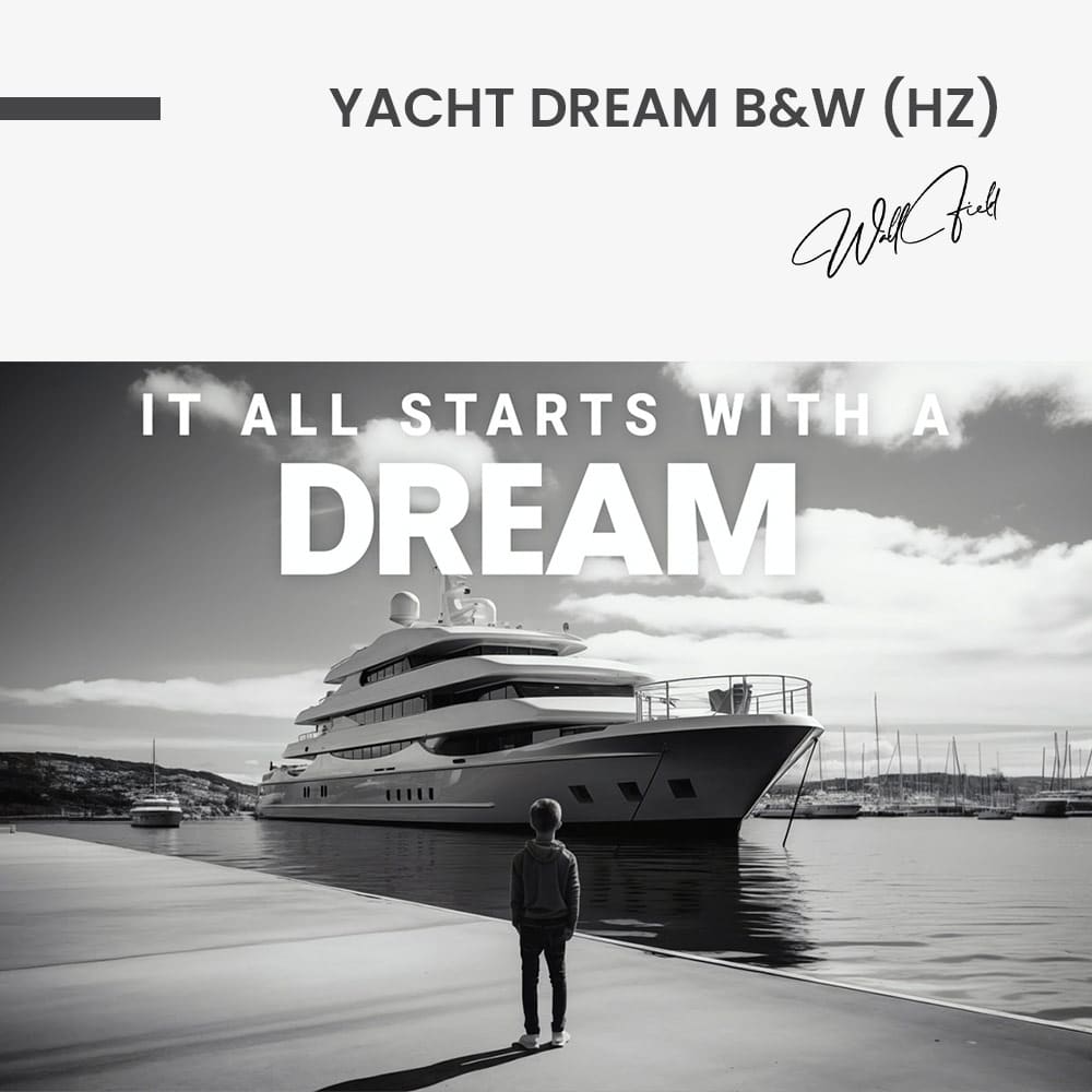 Yacht Dream B&W (HZ) – Verre