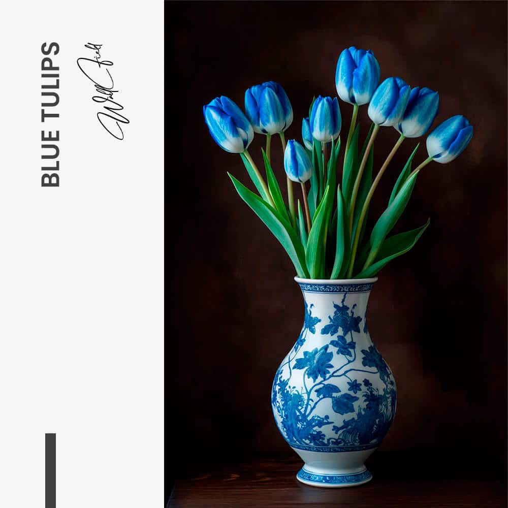 Blue Tulips – Verre