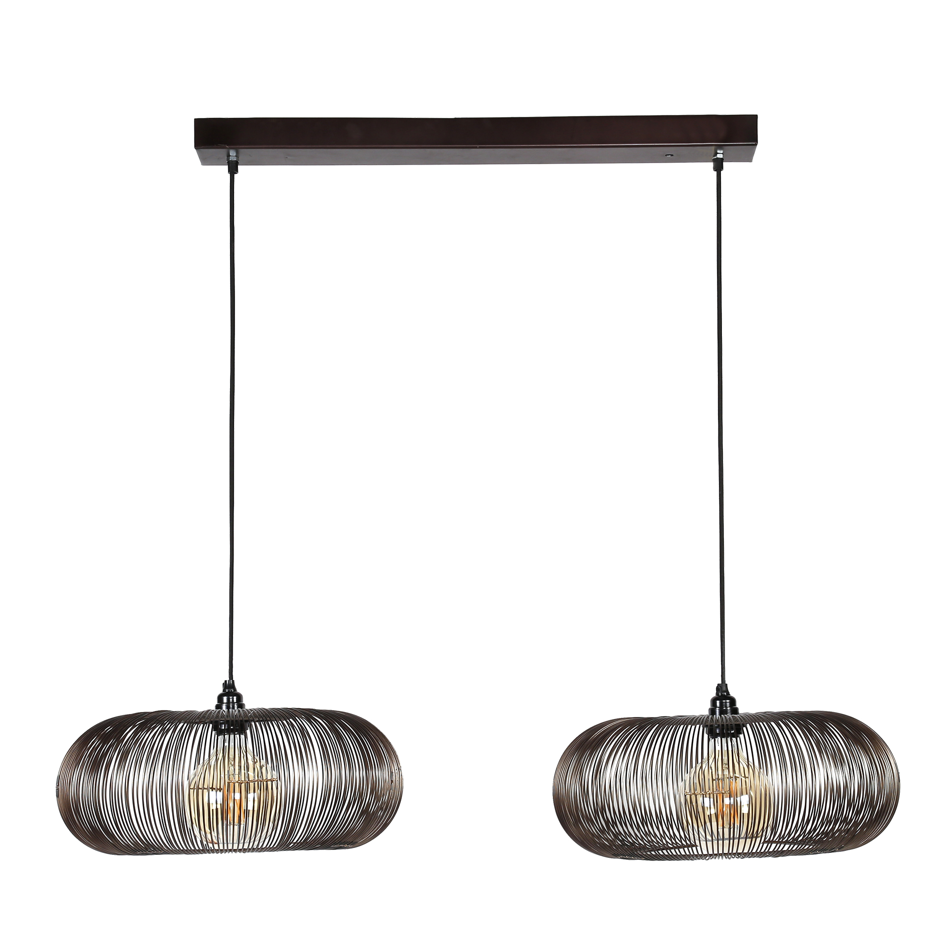 Lampe suspendue 2L Fil de Cuivre