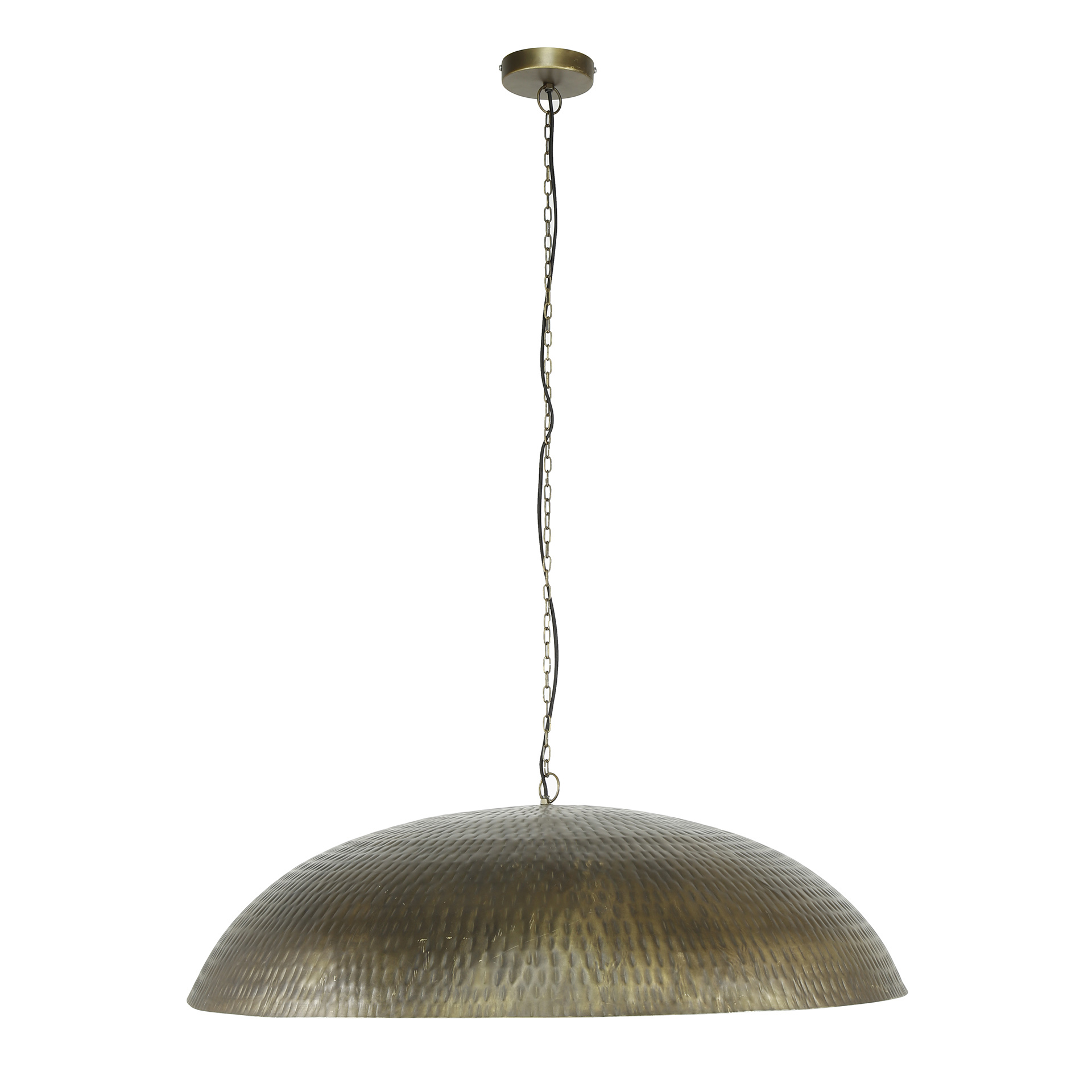 Lampe à suspension Cupola 1 lumière Ø90 - Bronze antique