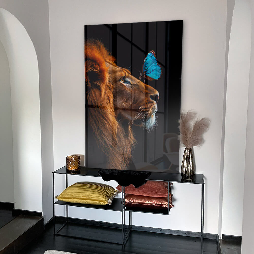 Butterfly Lion – Verre