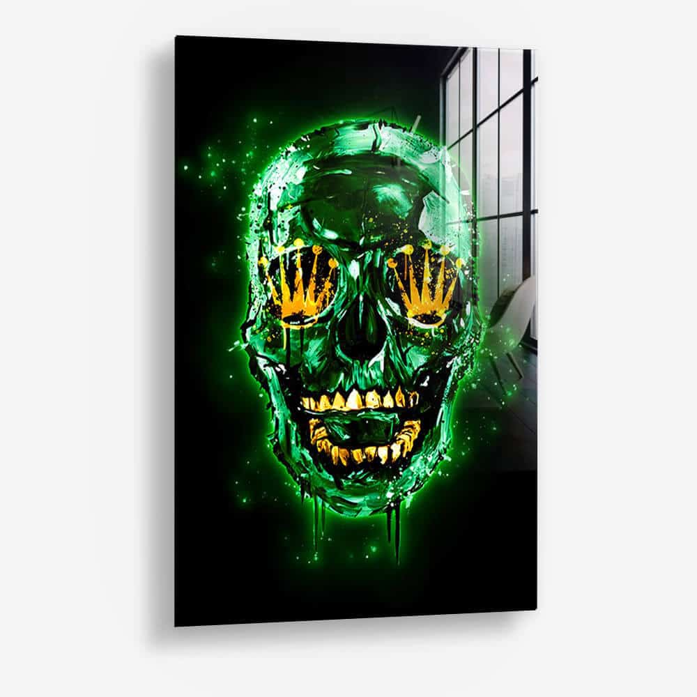 Green Skull (Limited Edition) - Verre