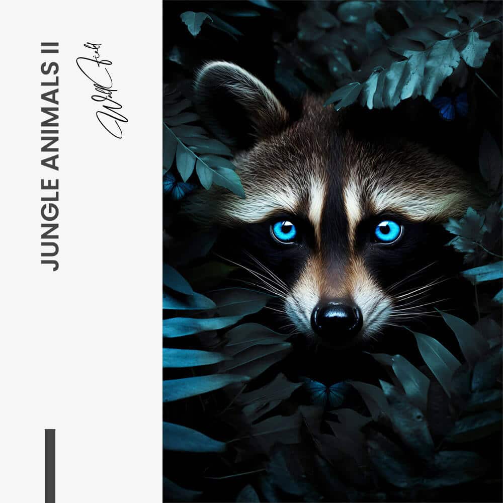 Bundle: "Jungle Animals II" (3x) – Verre
