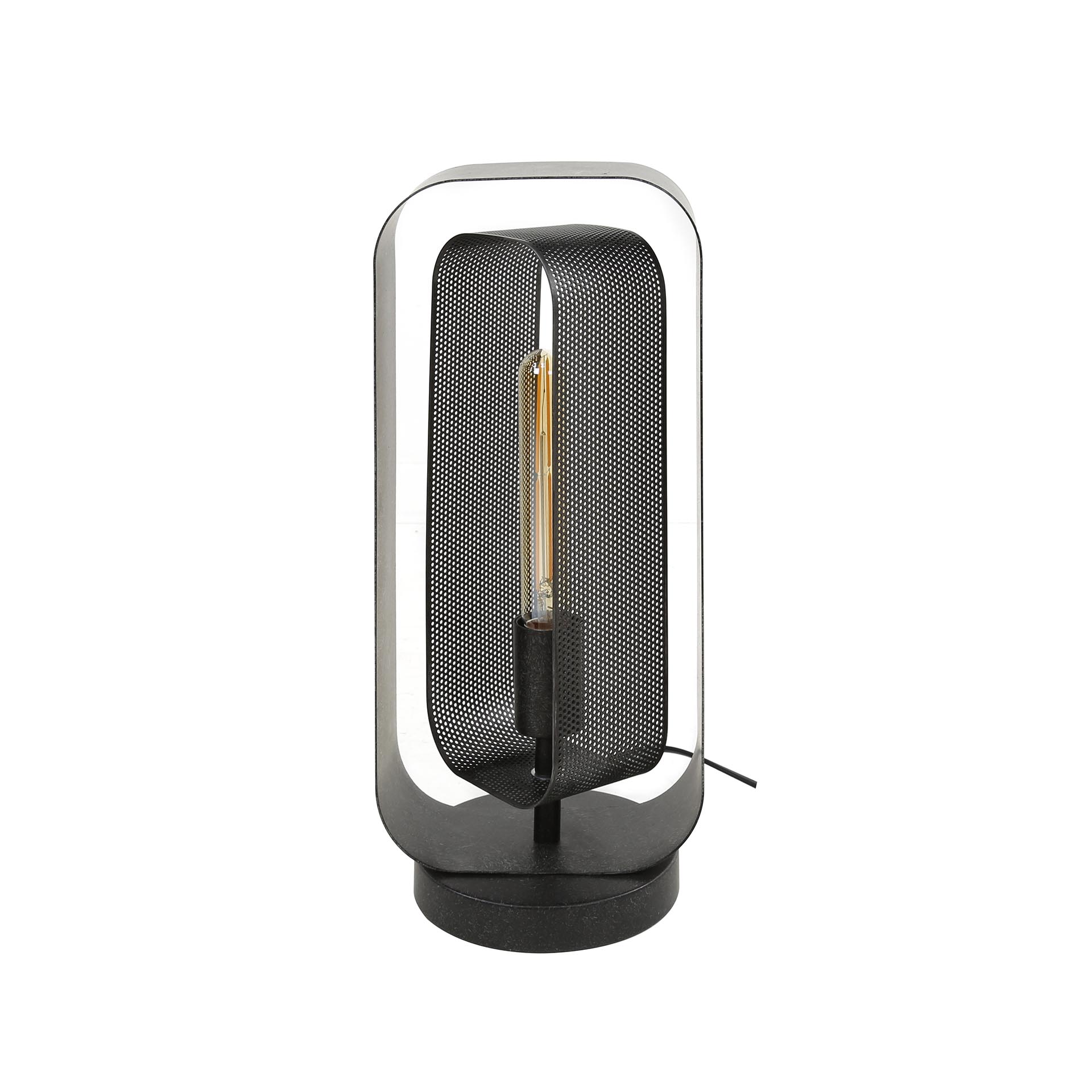 Lampe de table 1L maille rotative / Artic noir