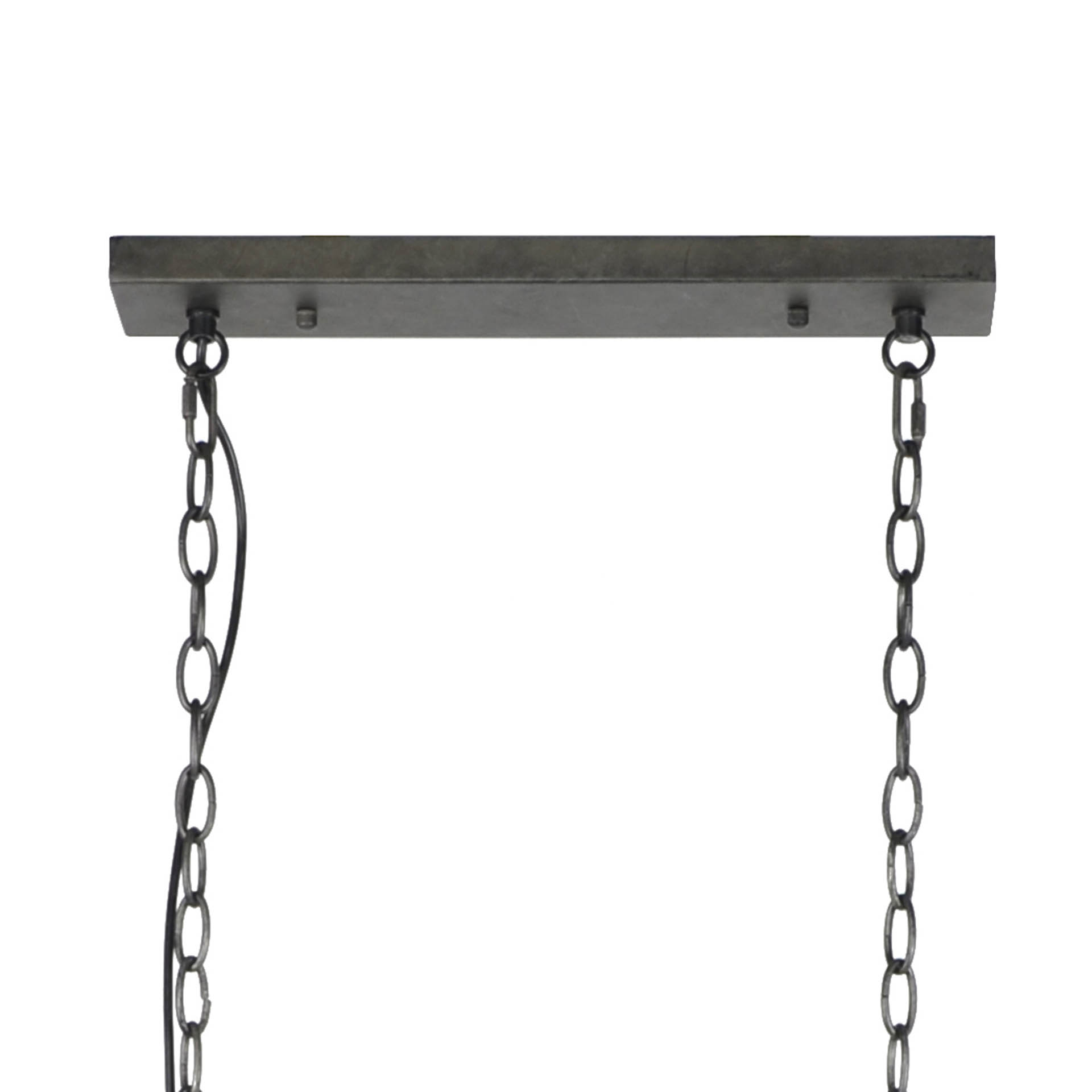 Lampe suspendue D20cm cylindre maille/Gris ardoise