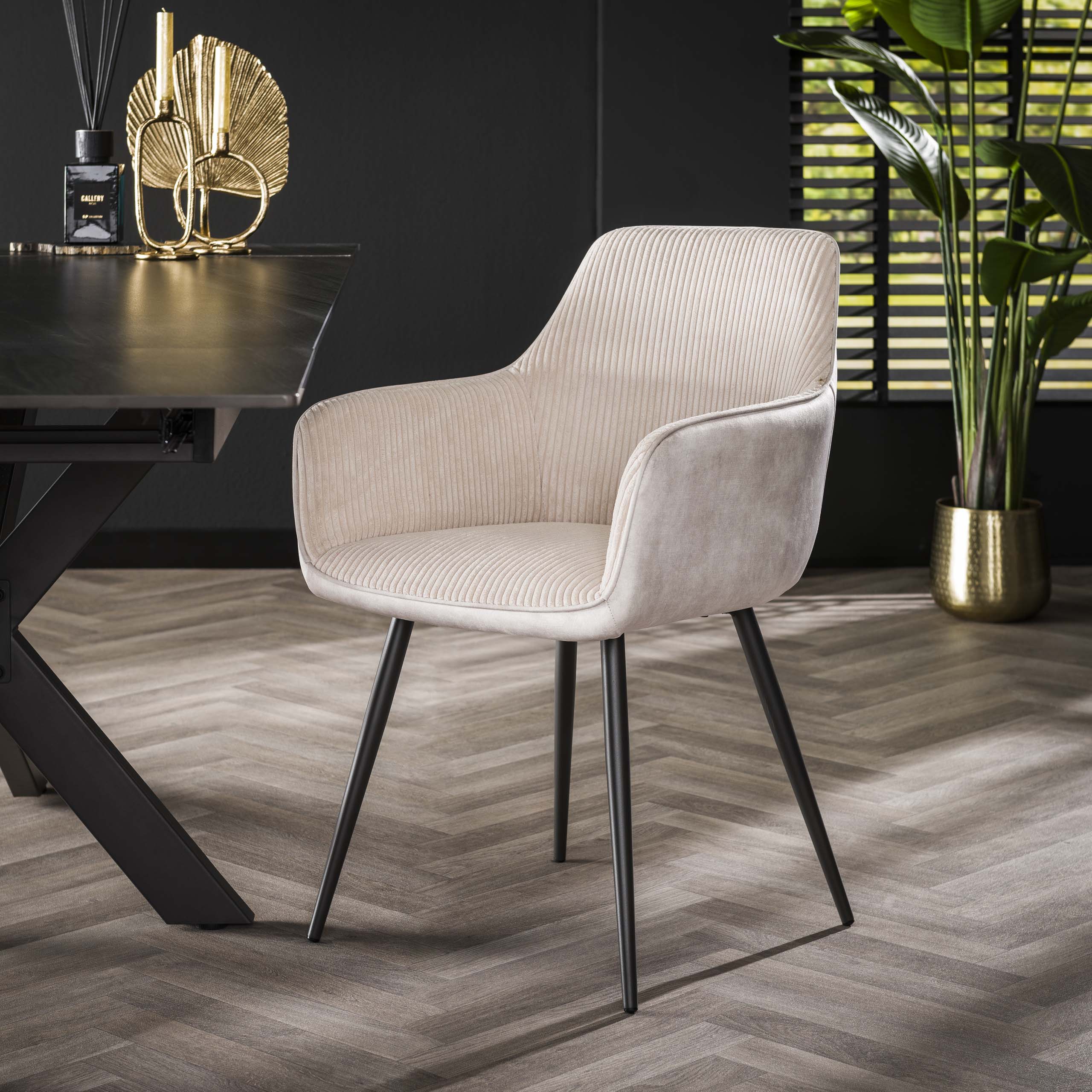 Fauteuil Rib VPE2 / Rock Blanc Cassé