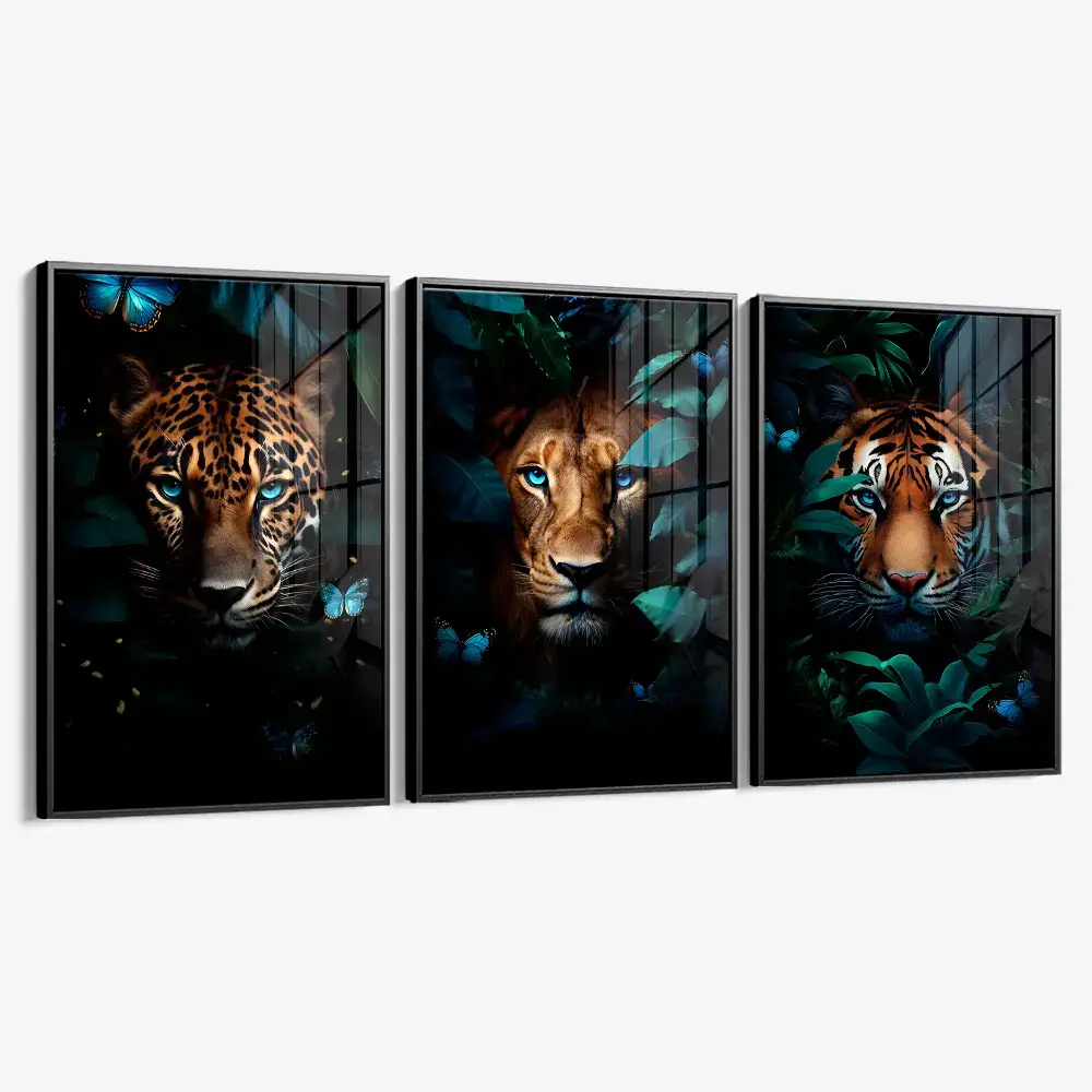 Bundle: "Jungle Animals" (3x) – Verre