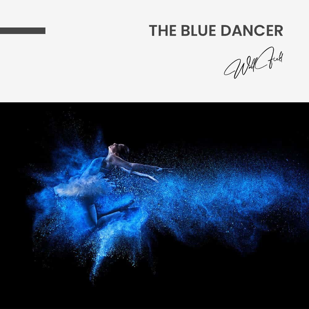 The Blue Dancer – Verre