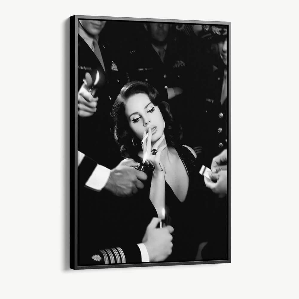 "Lana Smoking"