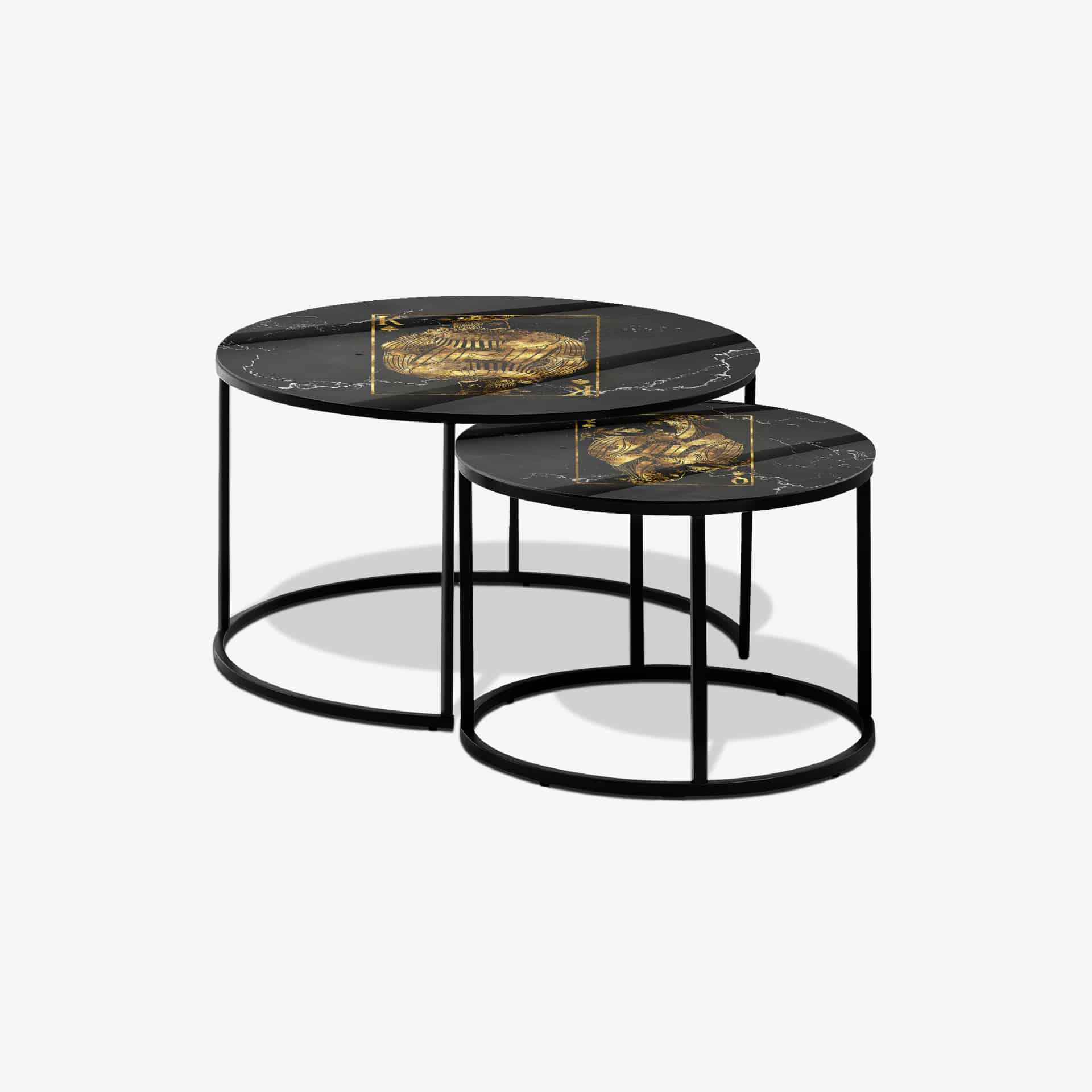 Table basse Noir - Royal Cards