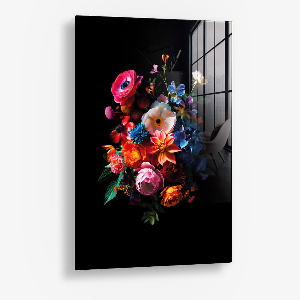 Colorful Flowers – Verre