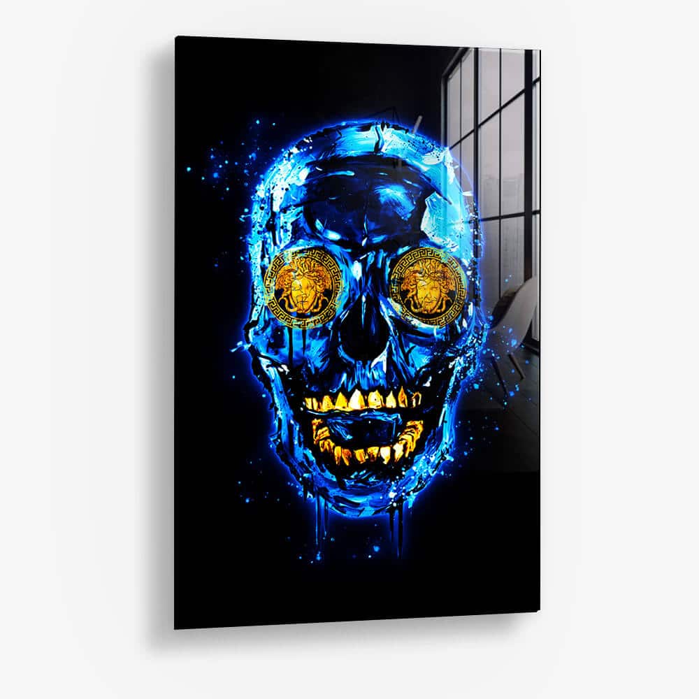 Blue Skull (Limited Edition) - Verre