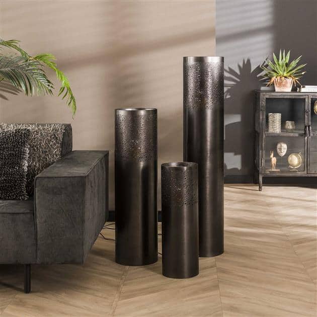 Lampadaires noirs
