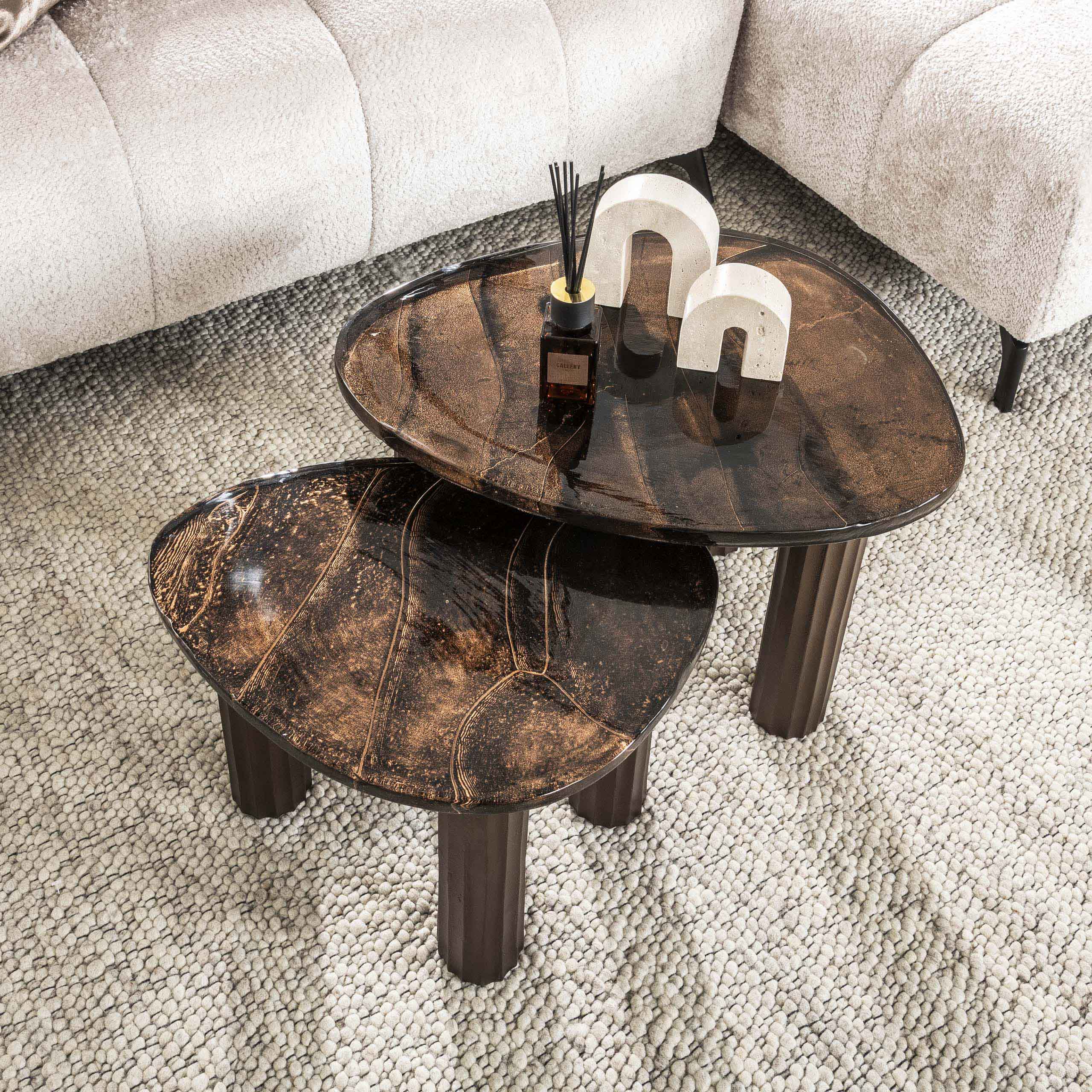 Table basse Eclipse S - Cuivre antique