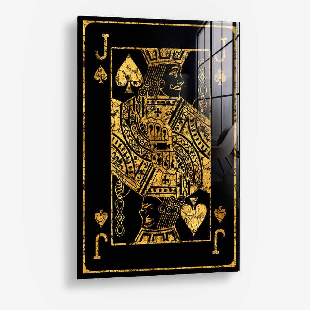 Golden Card J – Verre