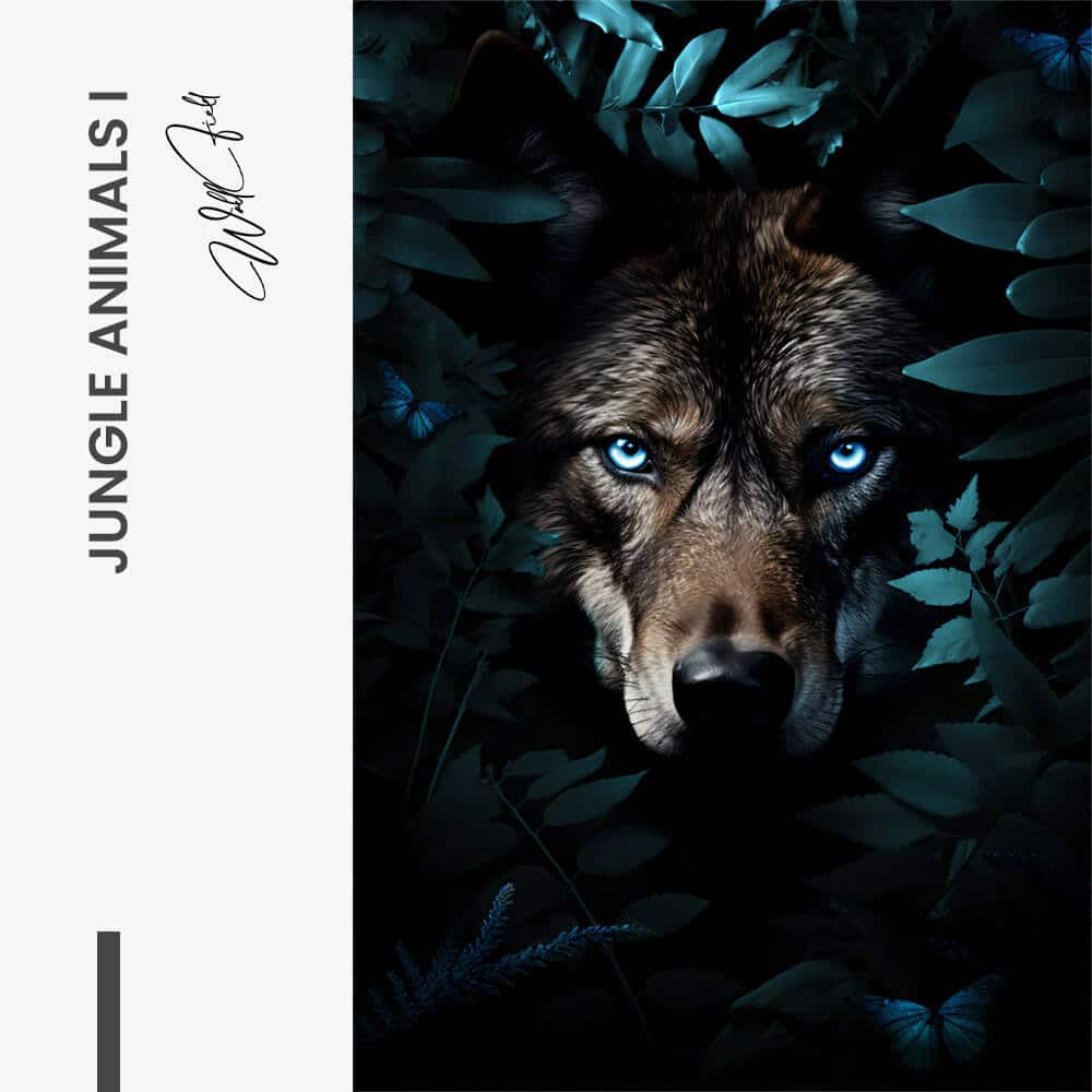 Bundle: "Jungle Animals II" (3x) – Verre