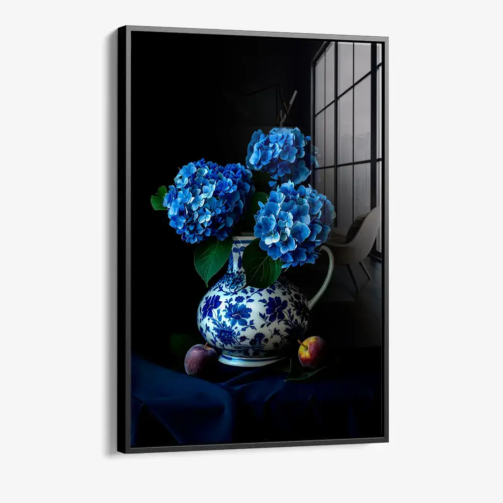 Delft Blue & Dutch Tulips III – Verre