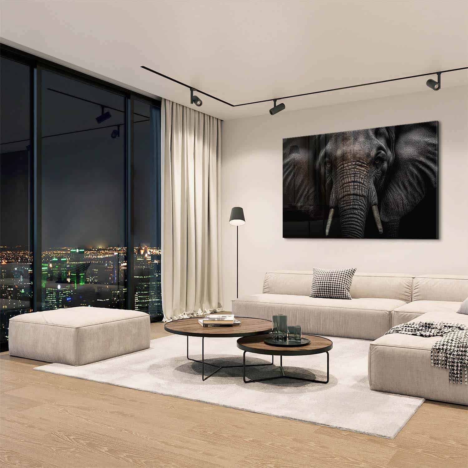 Elephant Close-Up – Verre