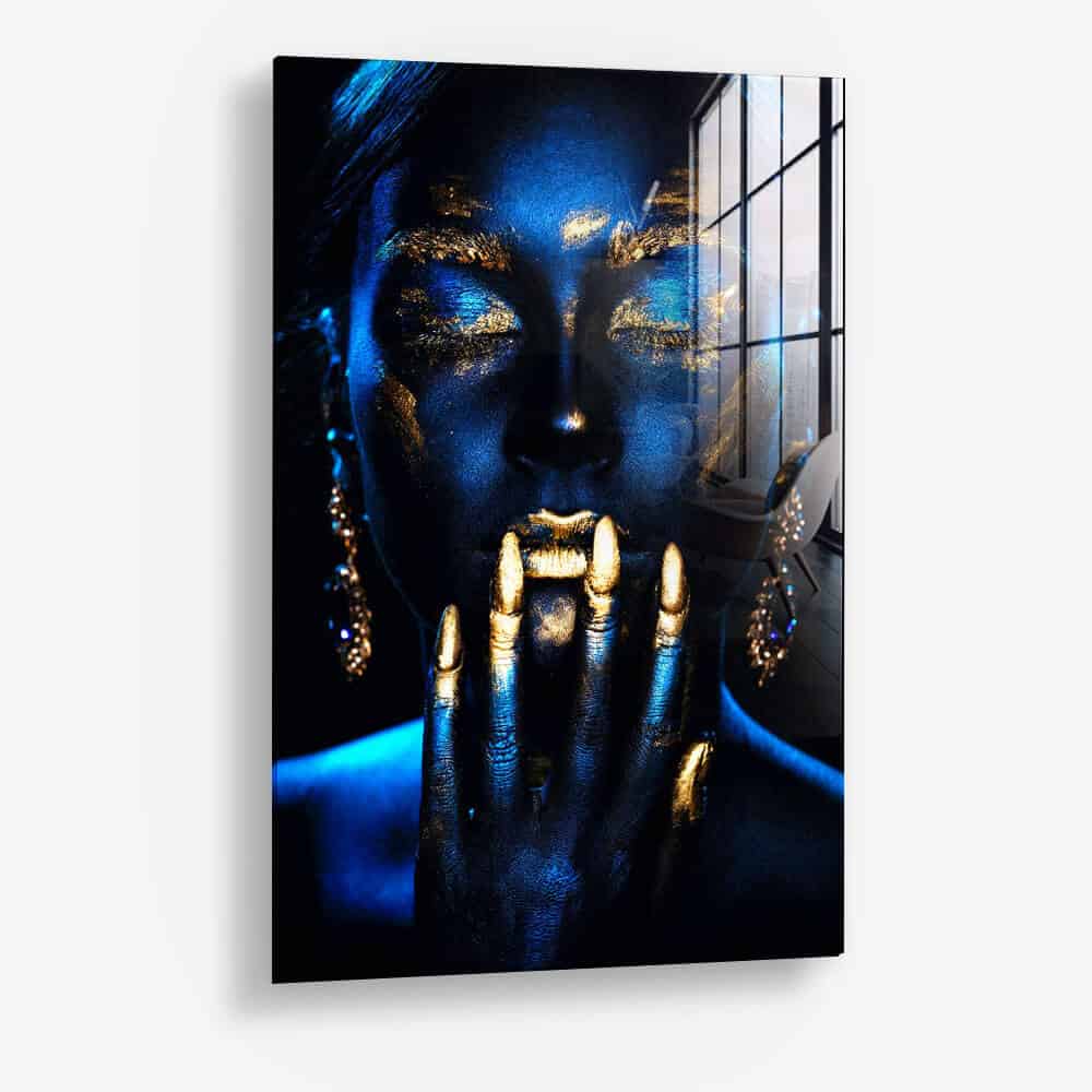 Blue Woman – Verre