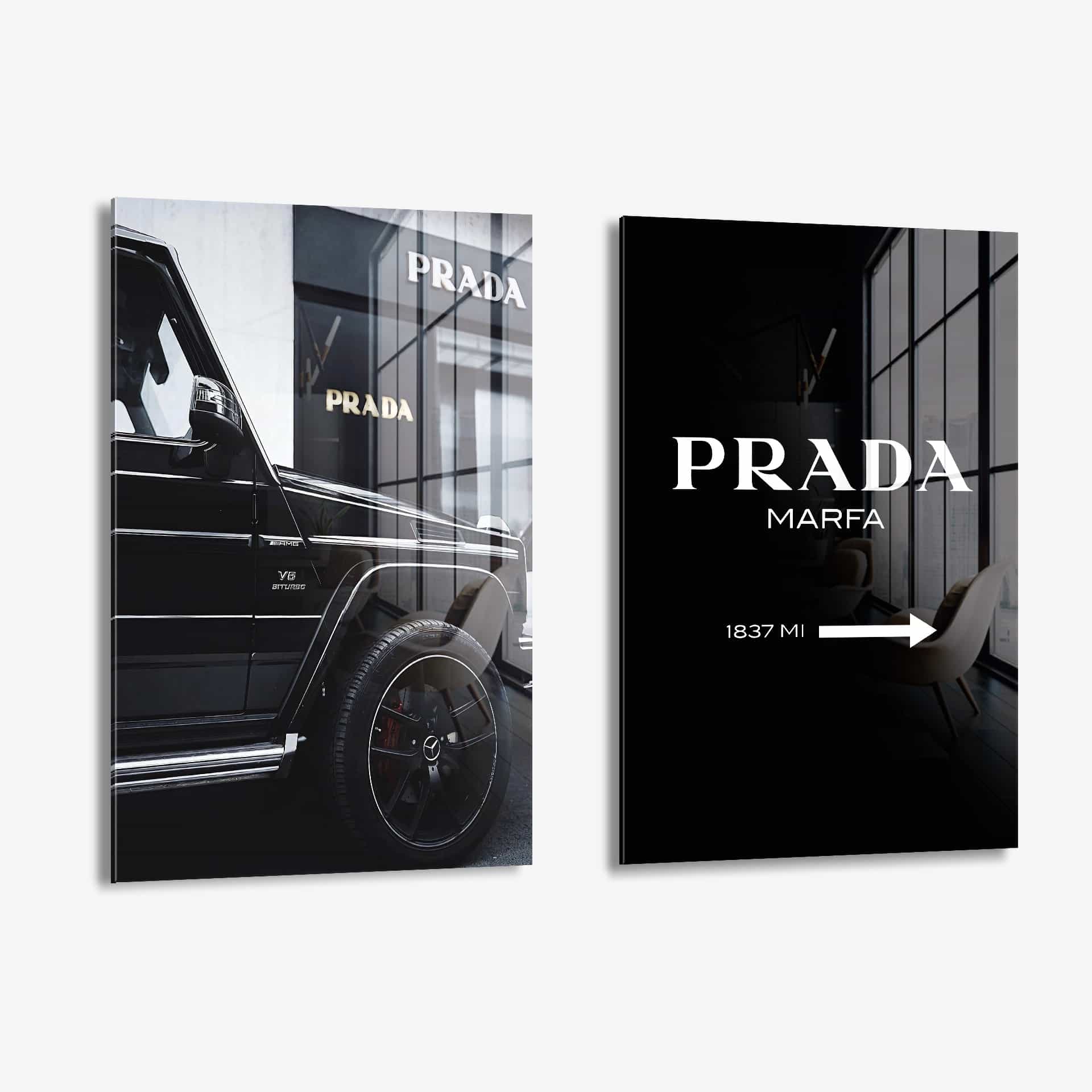 Bundle: "Prada Noir" (2x) - Verre