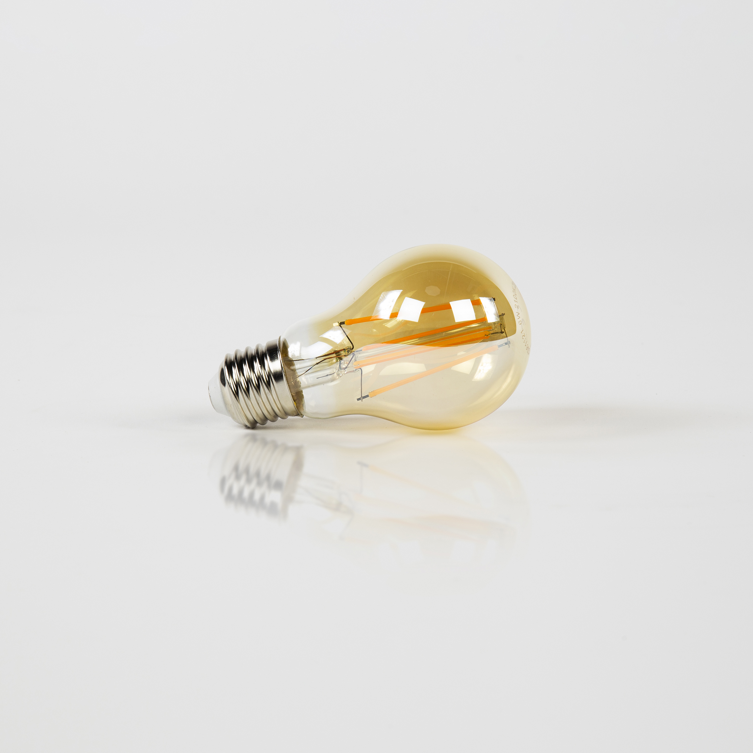 Source lumineuse LED A60 filament poire - Verre ambré