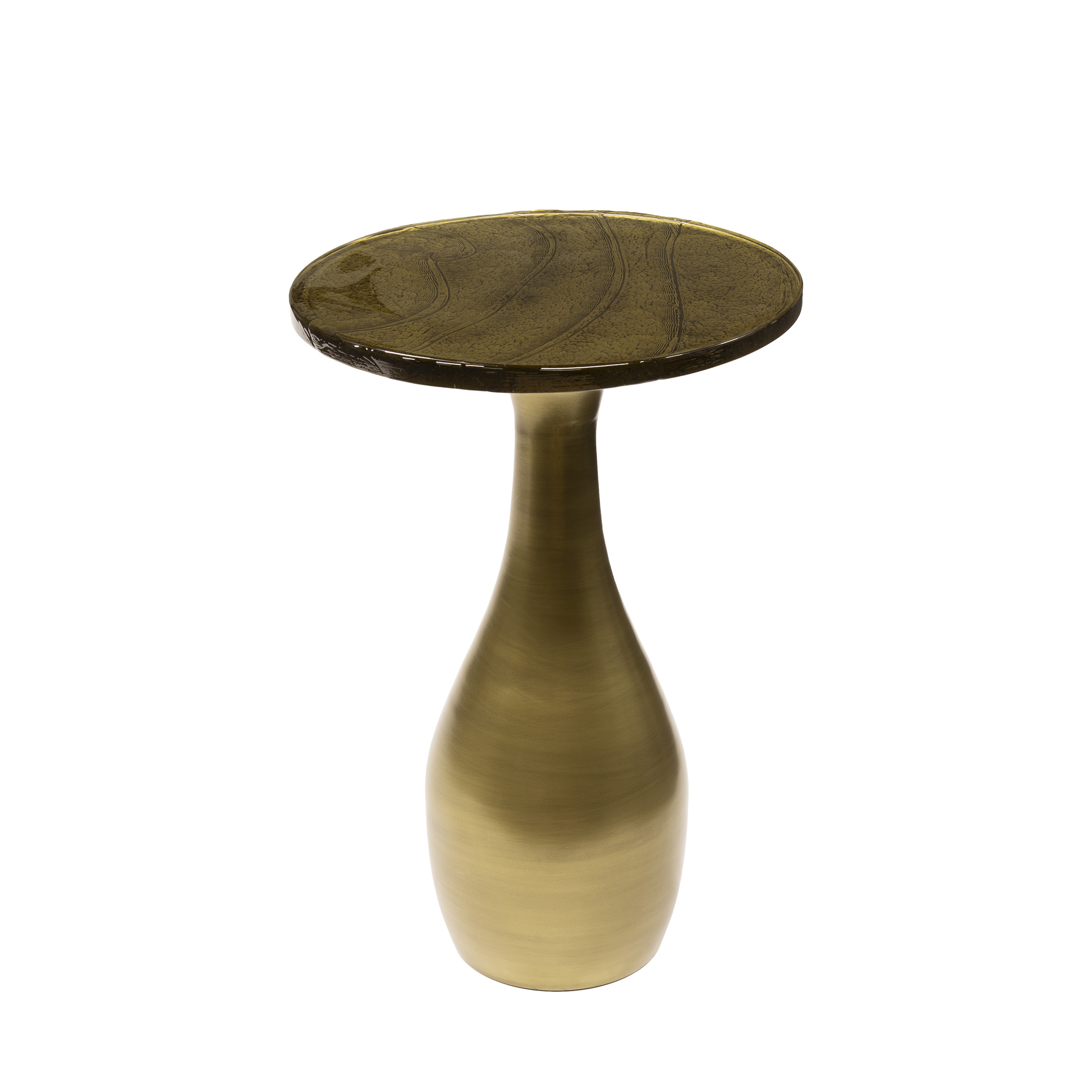 Table d'appoint Eclipse Drop M - Or antique