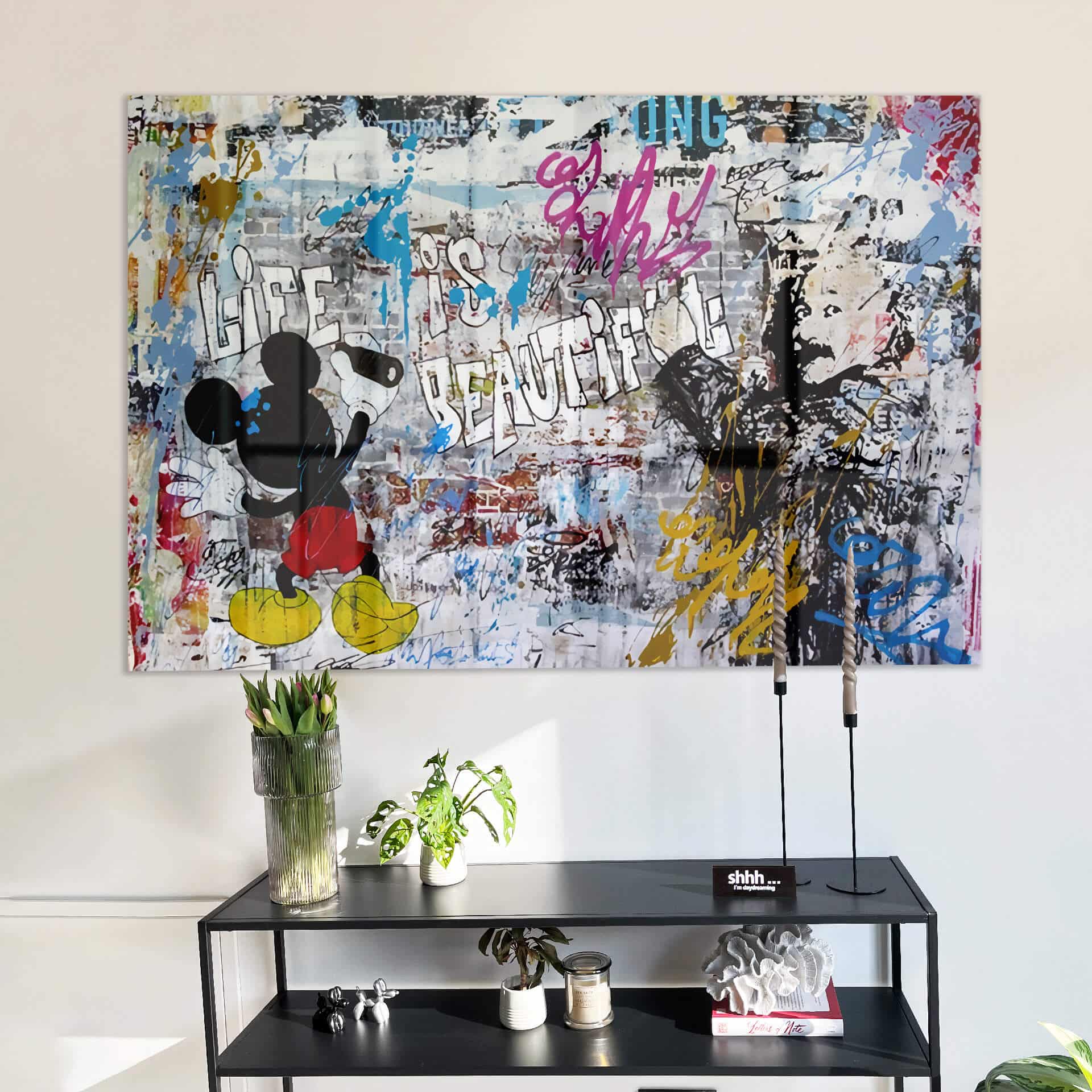 Mickey the Artist - Verre