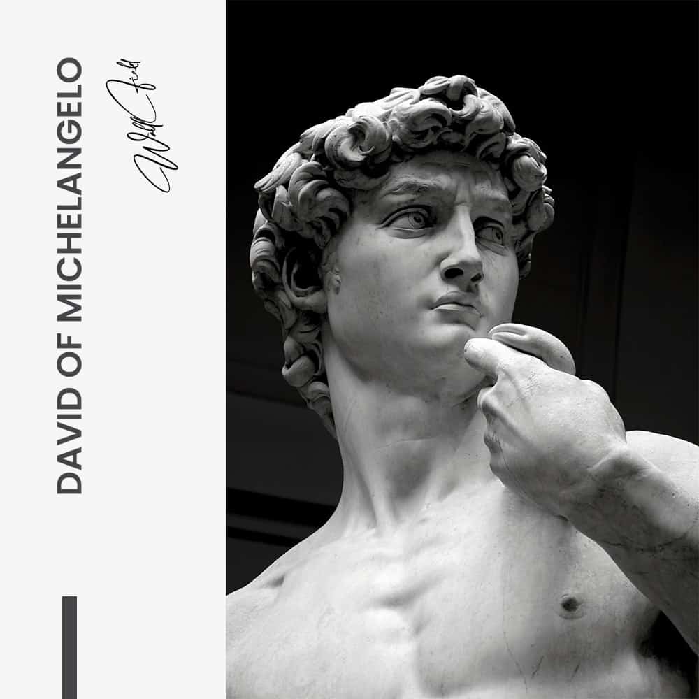David of Michelangelo – Verre