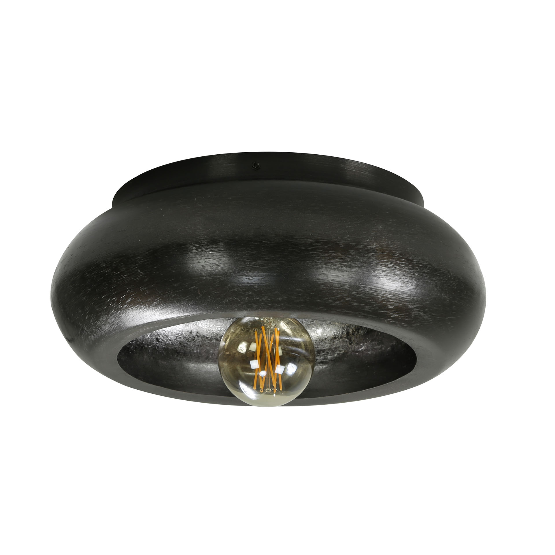Plafonnier ciel Ø42 / Nickel noir