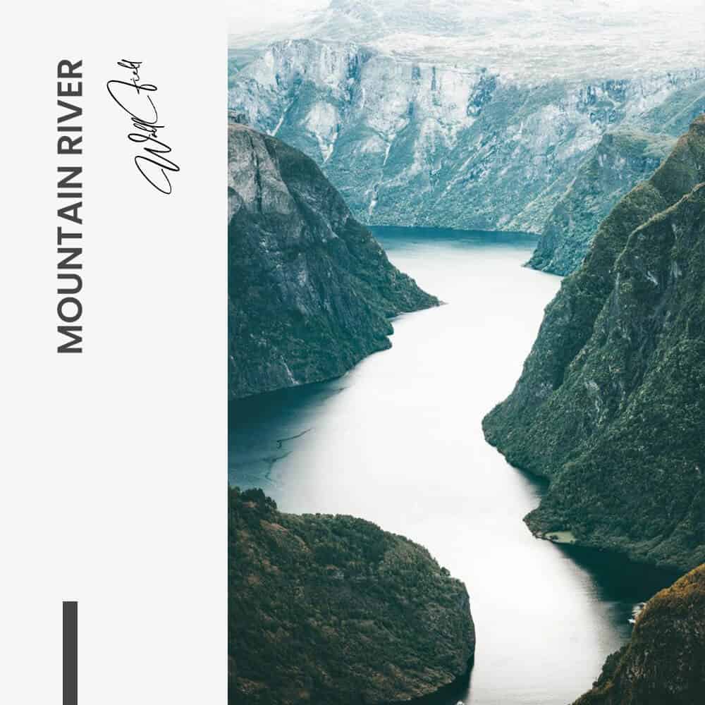 Mountain River - Verre