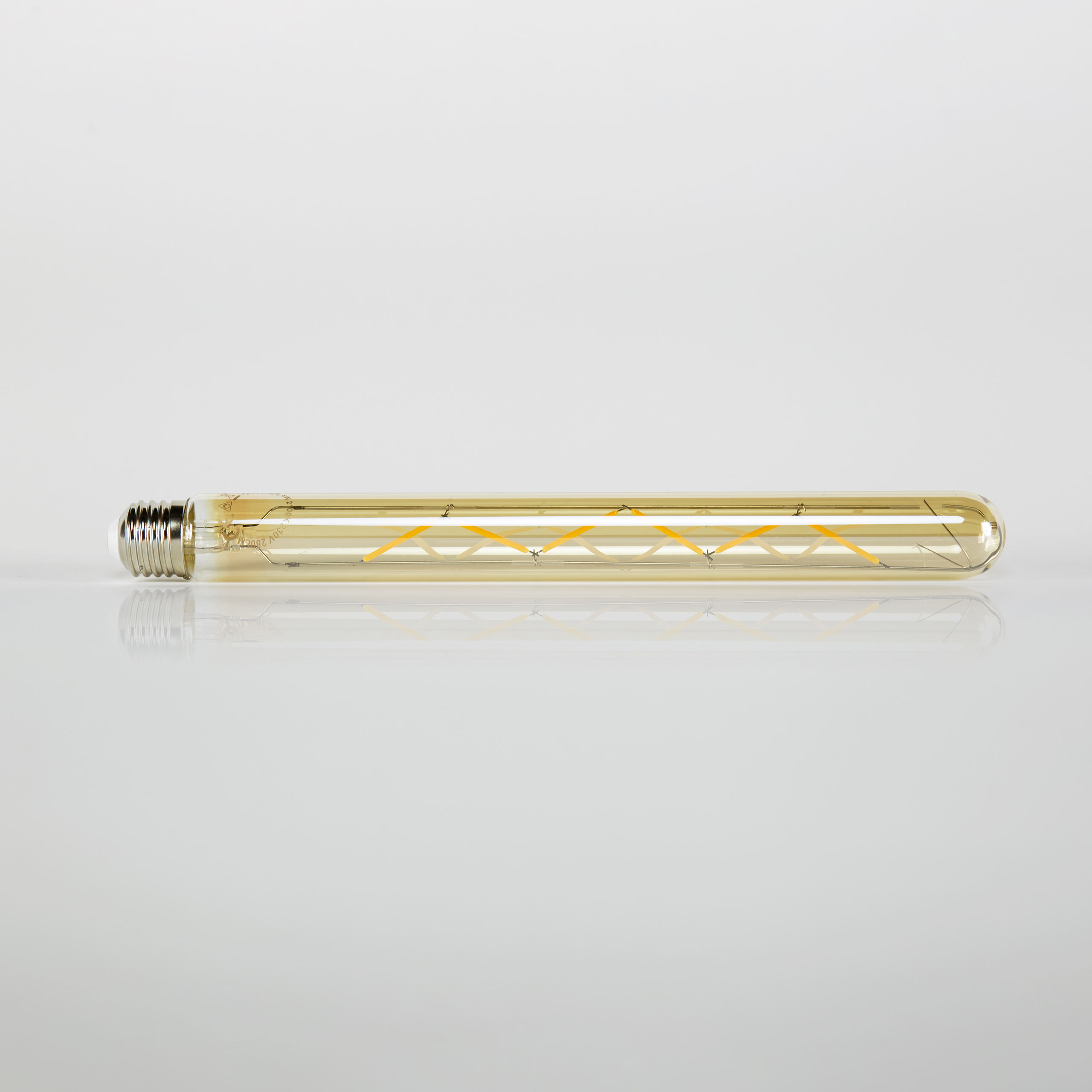 Source lumineuse LED [T32-L300] tube à filament 30 cm - E27 4W 2100K 280lm dimmable / Verre ambré