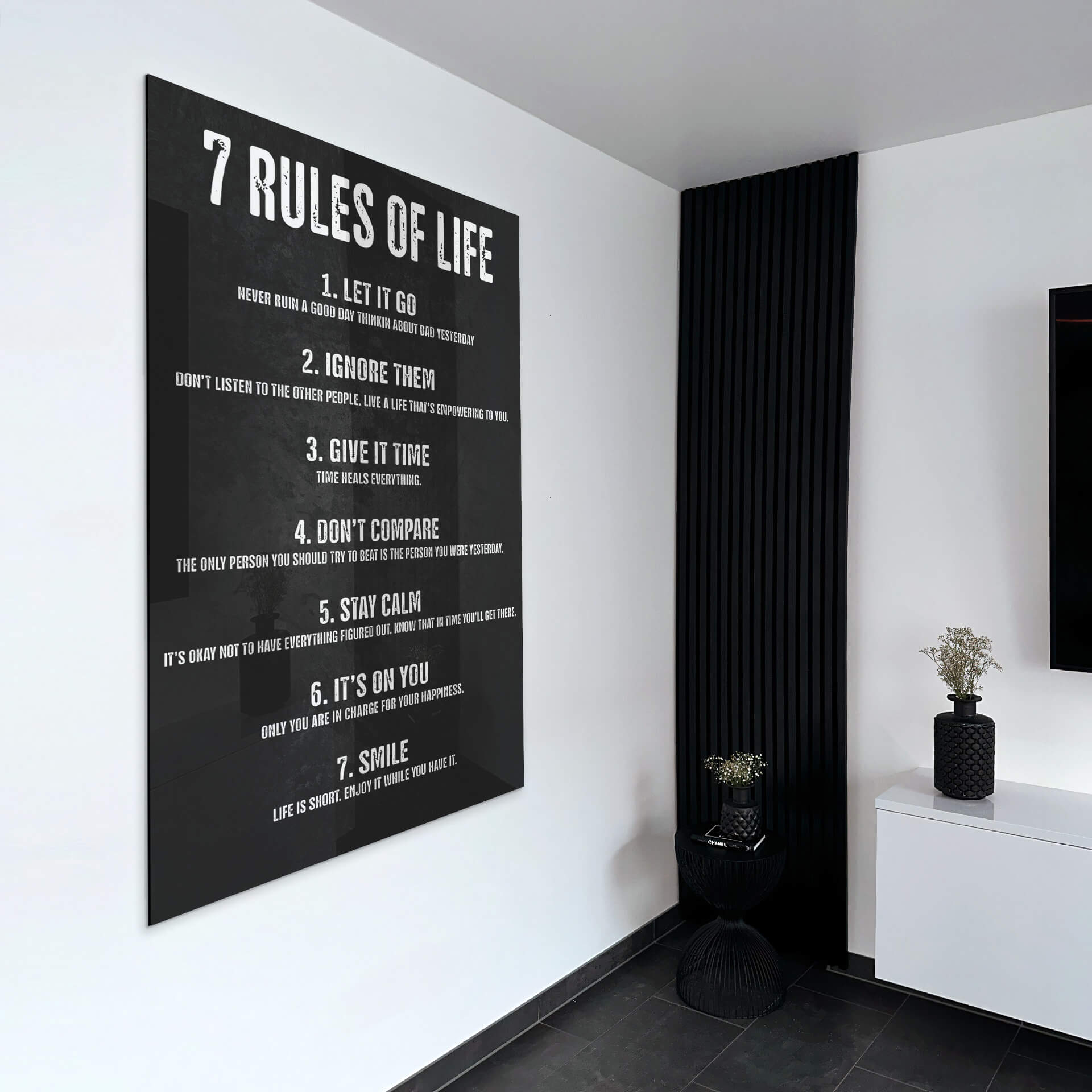 7 Rules of Life - Verre