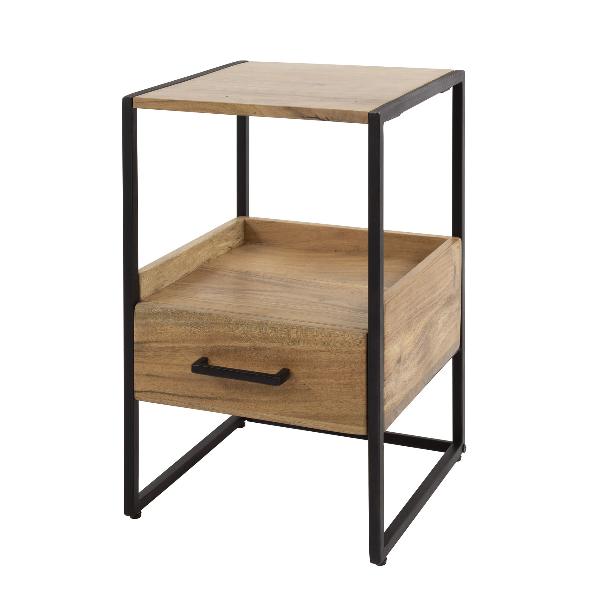 Table de chevet 1L niche XS / Acacia massif naturel