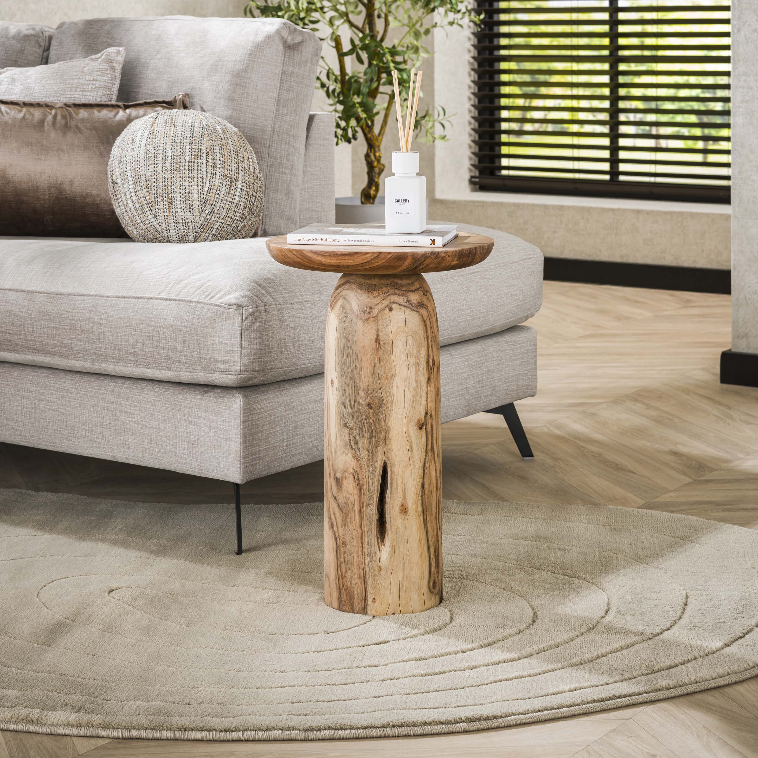 Table d'appoint River Solid 55 cm - Acacia massif